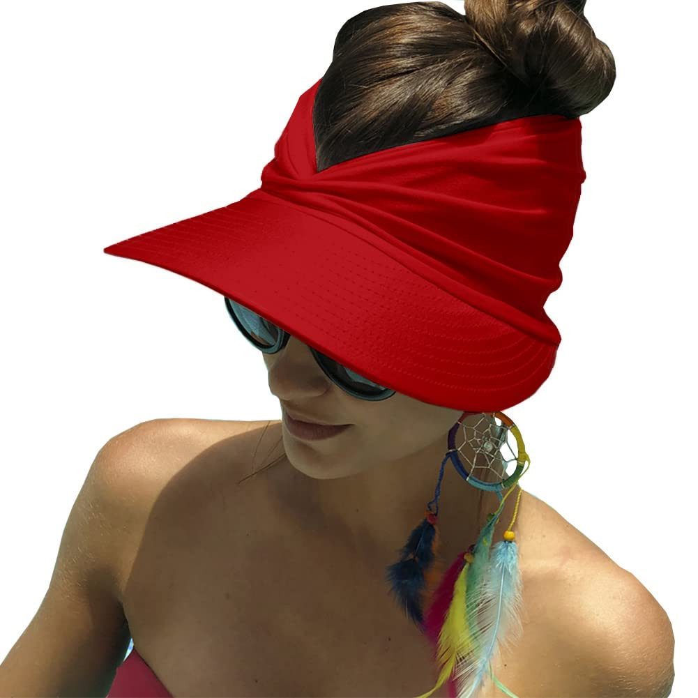 Bextsrack Strohhut Strohhut Sun Visor Hüte für Damen, verstellbare leichte Sommerhut