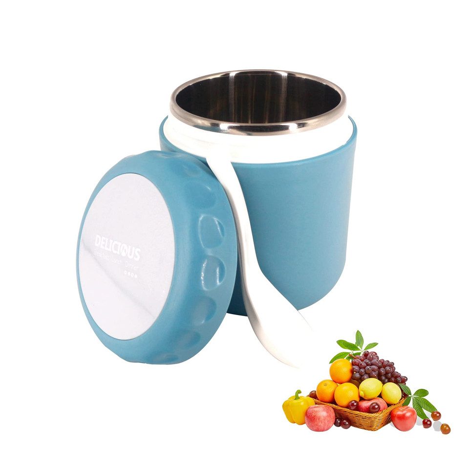 Thermobehälter Thermobehälter für Essen- Müslibecher to go Edelstahl- 400ml