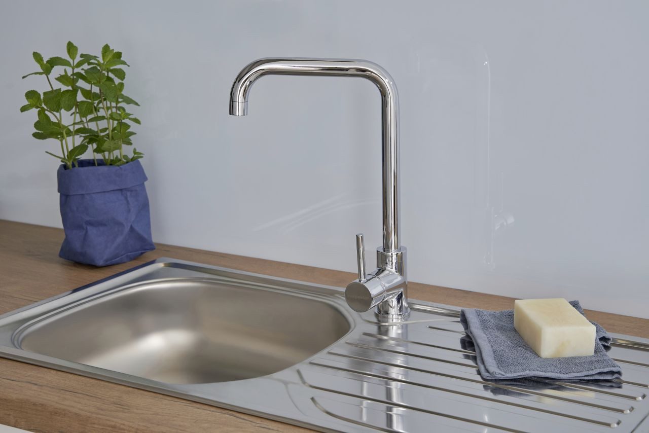 RESPEKTA built-in sink, respekta built-in sink, stainless steel, 860 x 435 mm