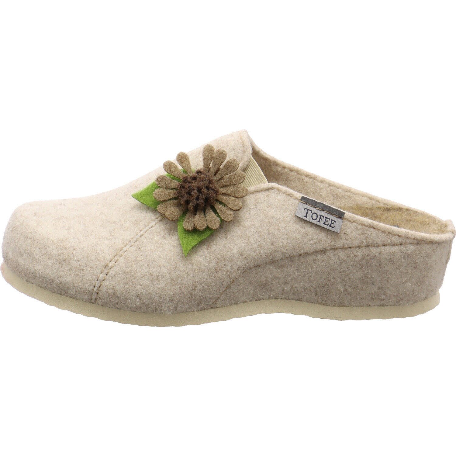 Tofee Blume Hausschuh