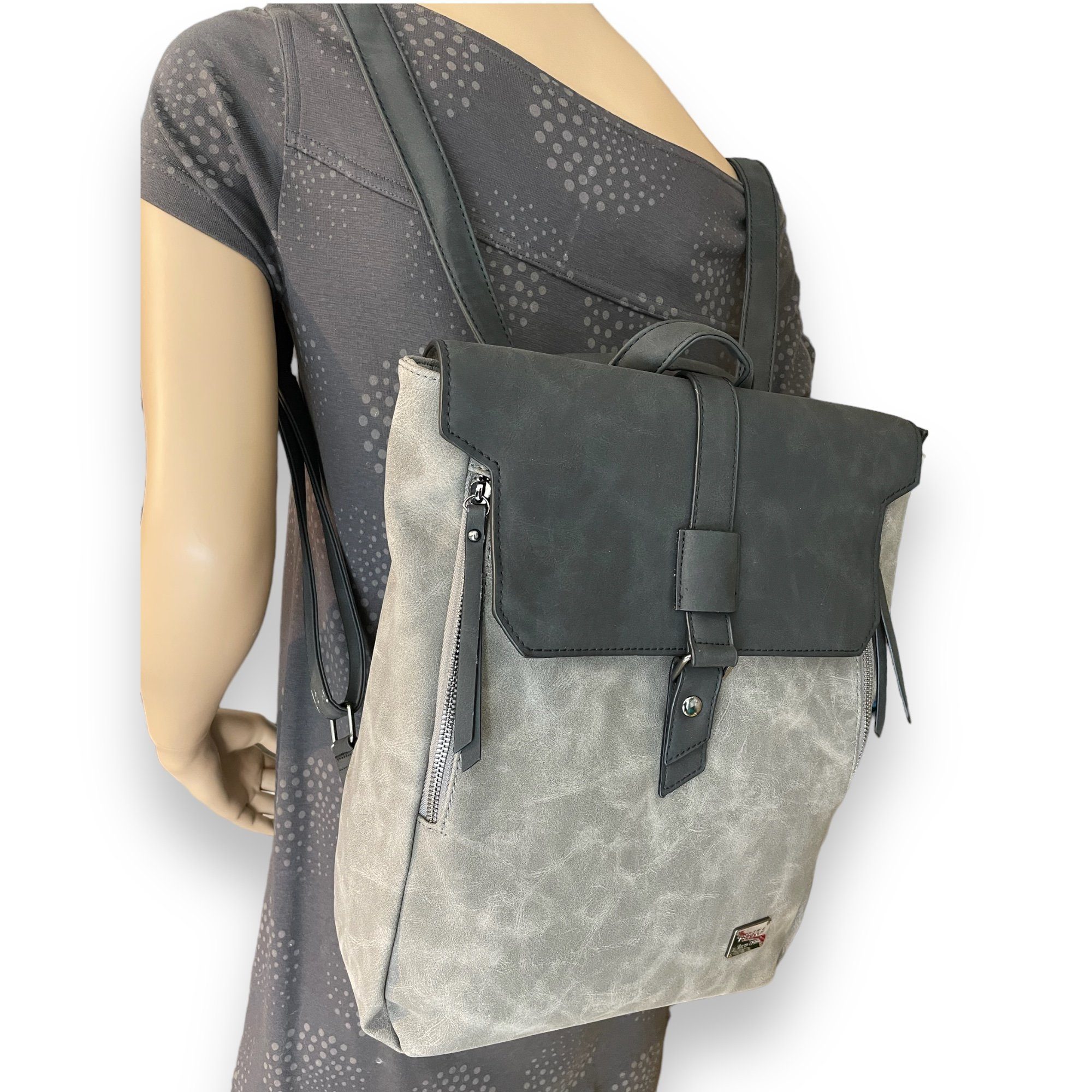 Taschen4life Cityrucksack 2in1 Damen Multifunktions Rucksacktasche günstig online kaufen