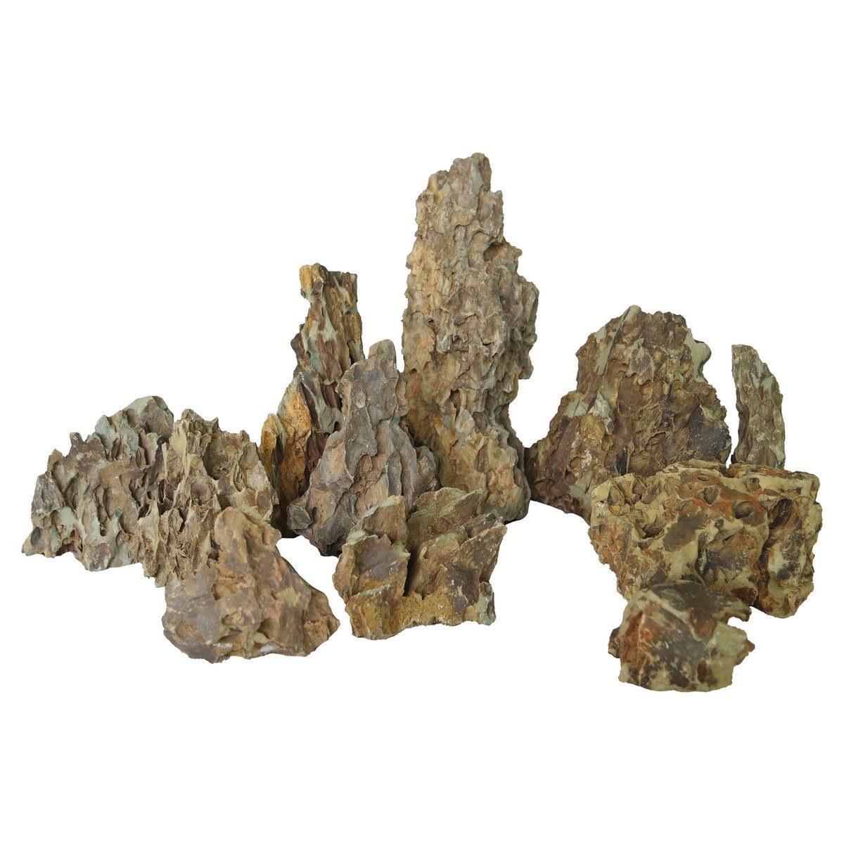 Aquariendeko Aquarium Dekoration Calari Rock beige