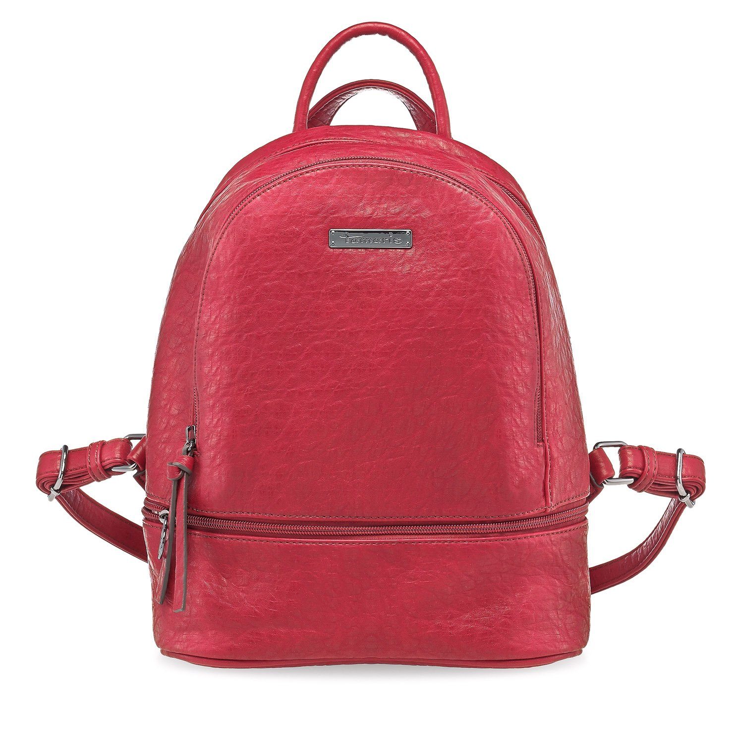 Tamaris rot Rucksack Backpack Udele Handbag chili (Set), Damen Handtasche