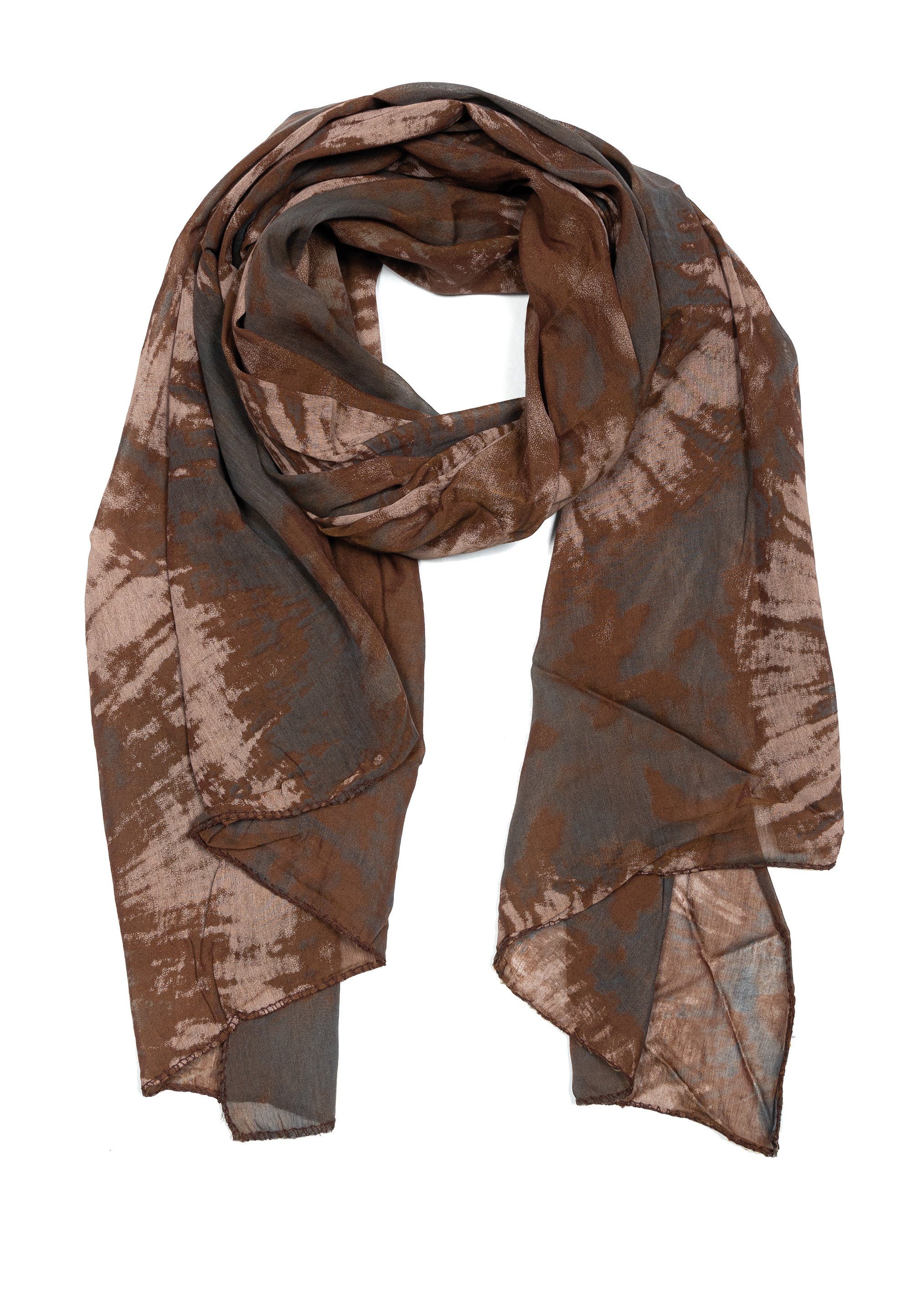 Schal "Reina" mit Batik-Muster