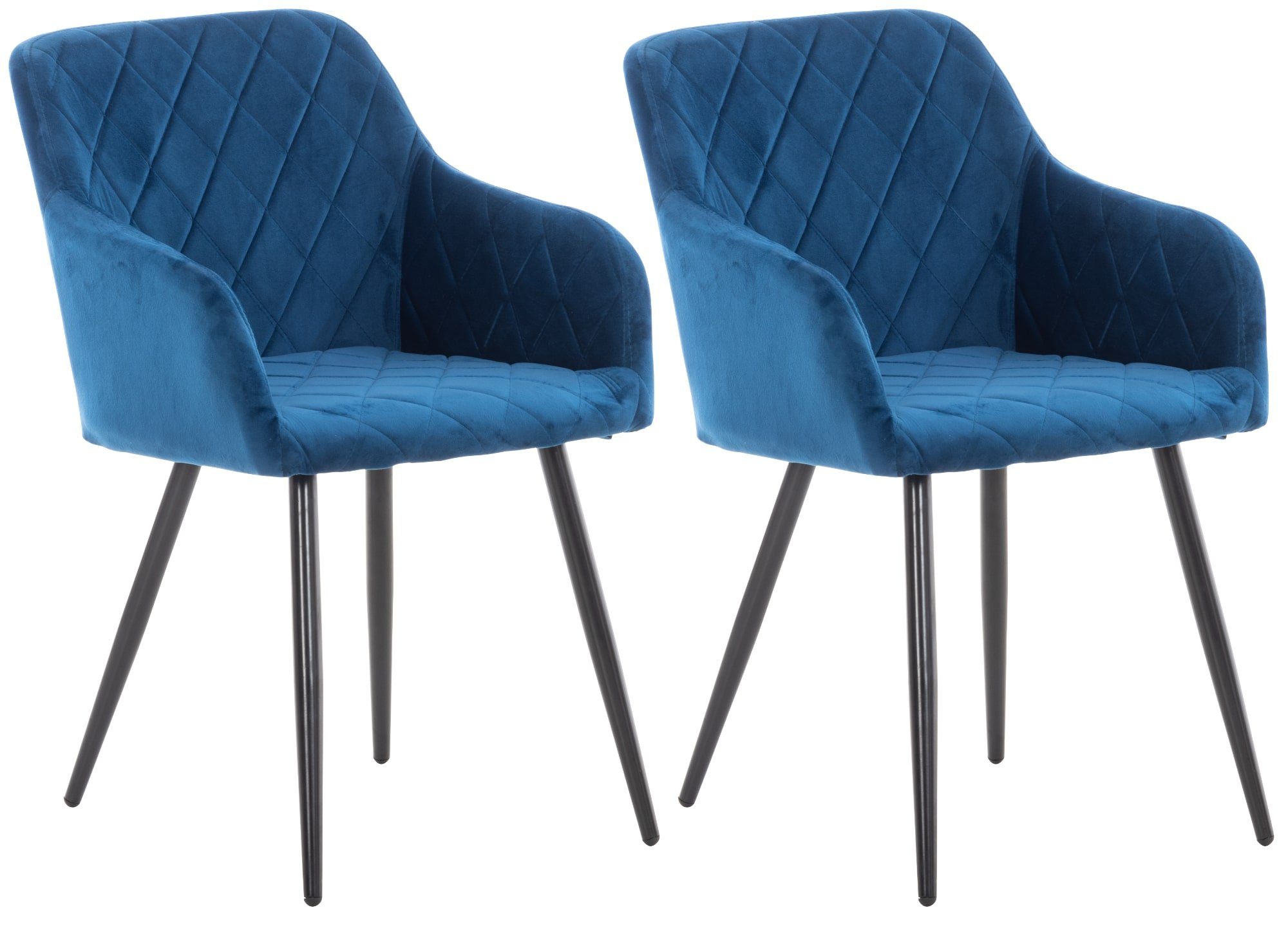 CLP Esszimmerstuhl Shila (2er Set), Samt günstig online kaufen