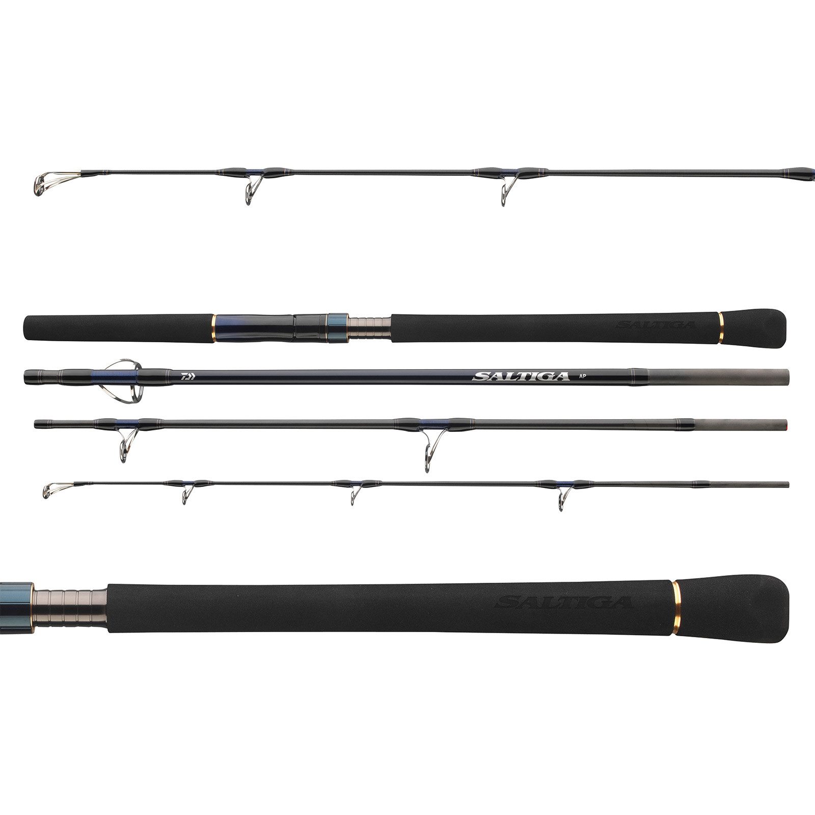 Daiwa Reiserute, (3-tlg), Daiwa Saltiga Jigging 3sect. 5,8ft 150-300g Meeres-Reiserute