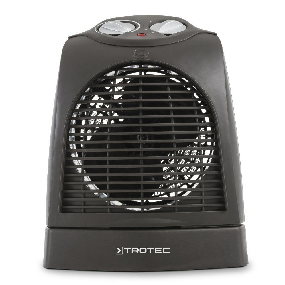 TROTEC Heizlüfter Heizlüfter TFH 22 E, zwei Heizstufen, 90°-Oszillation, Ventilatorbetrieb, Trendfarbe Mokka