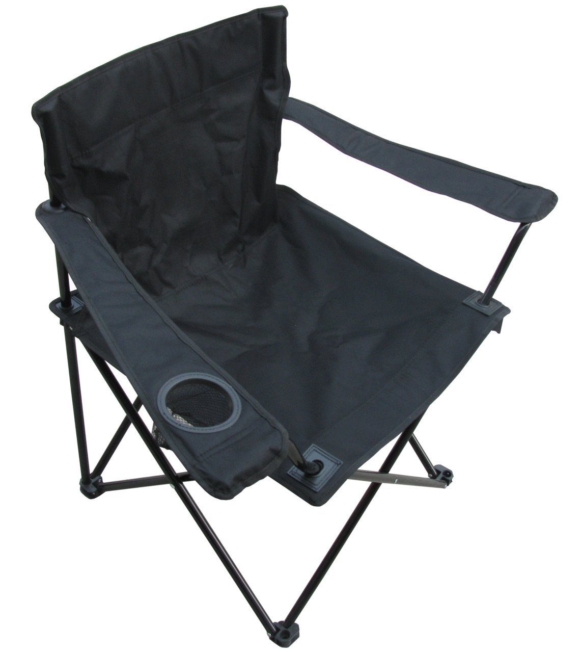 Trend Line Campingstuhl TrendLine Campingstuhl mit Armlehne schwarz