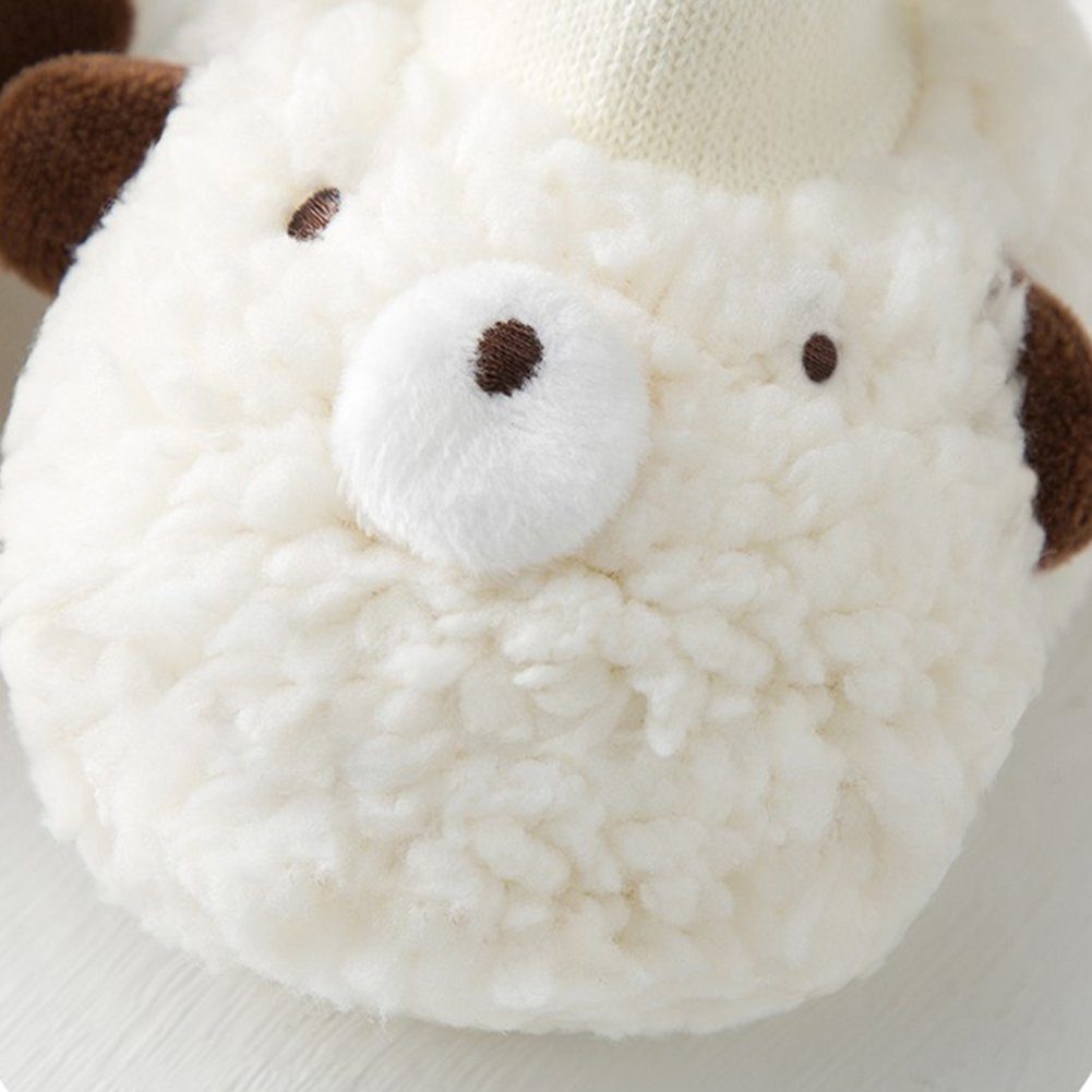 für Babystiefel Weiß Socken,Anti-Rutsch-Fuzzy-Baumwollschuhe BBSCE Kleinkinder Babypantoffel