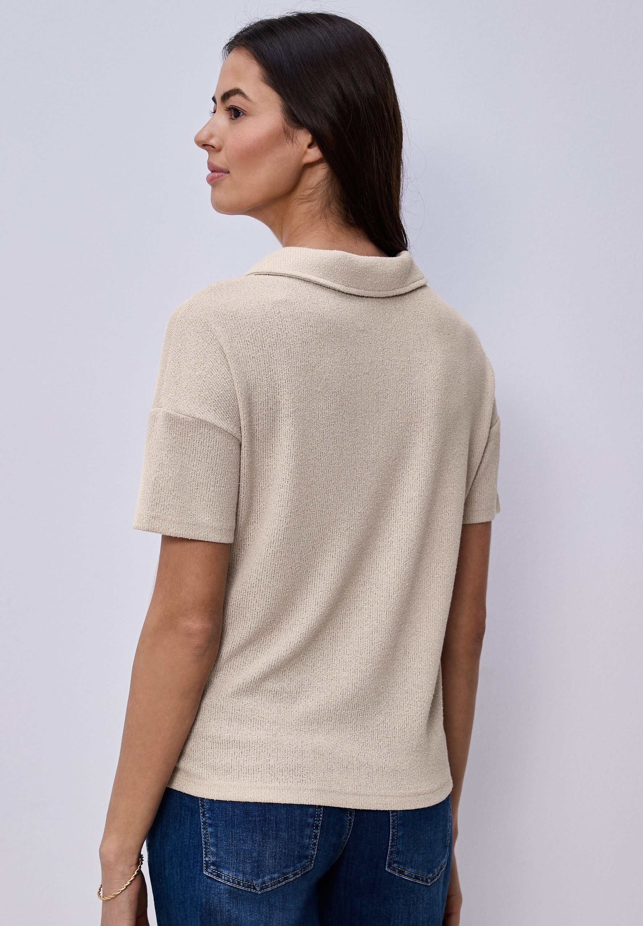 STREET ONE Poloshirt mit Stretchanteil