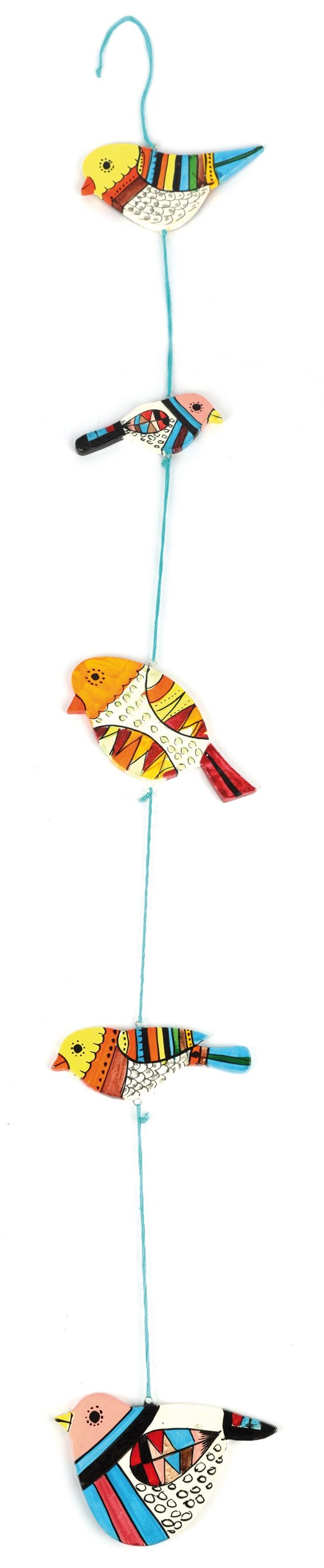 Hängedekoration Hängeschnur "Vögel", Handmade