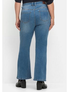 Sheego Bootcut-Jeans Große Größen mit Bodyforming-Effekt