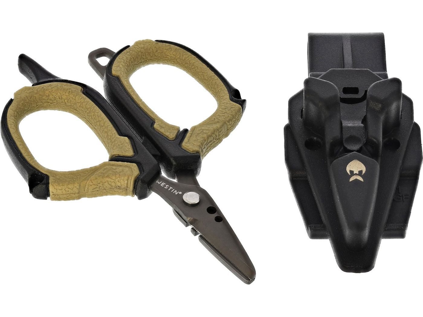 WESTIN Angelhakenauslöser Westin Braid Scissors Incl. Sheath S 3.5"/8.9Cm Black Sand