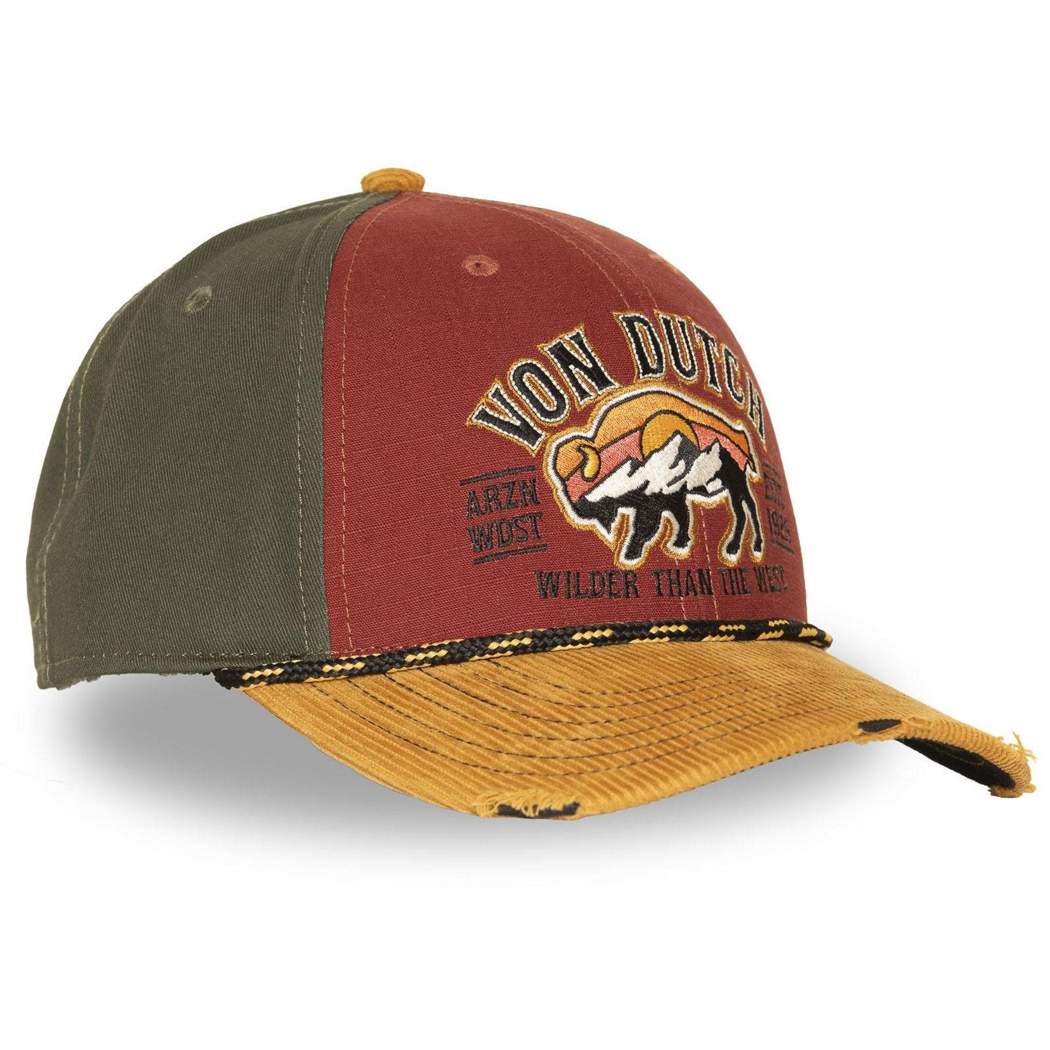 Von Dutch Trucker Cap Von Dutch Originals Trucker Cap - SEMI-CURVED (Basecap, Basecap, Meshcap, Trucker Kappe) Used-Look