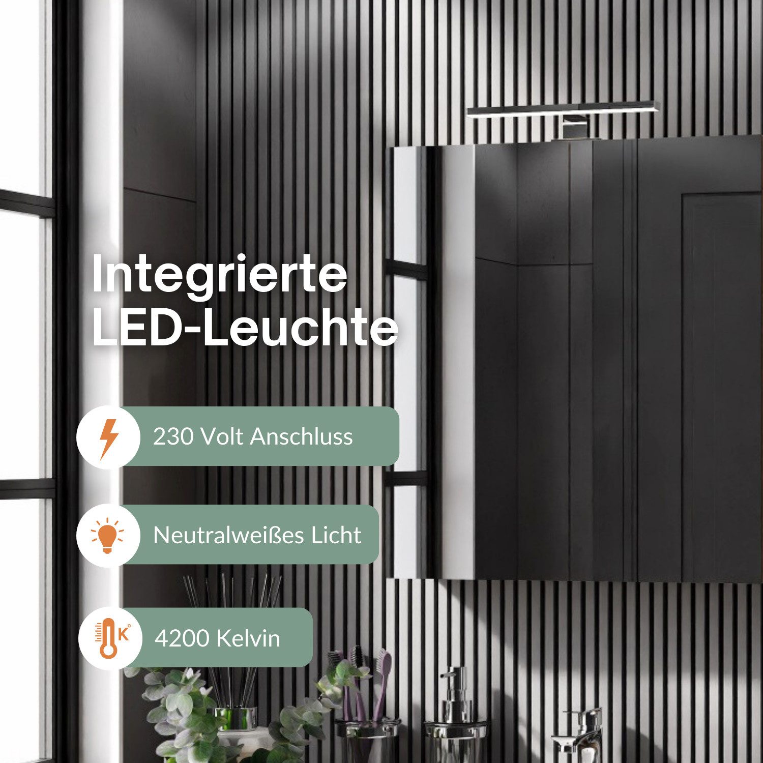 Planetmöbel Badezimmerspiegelschrank Spiegelschrank Merkur (Spiegelschrank günstig online kaufen