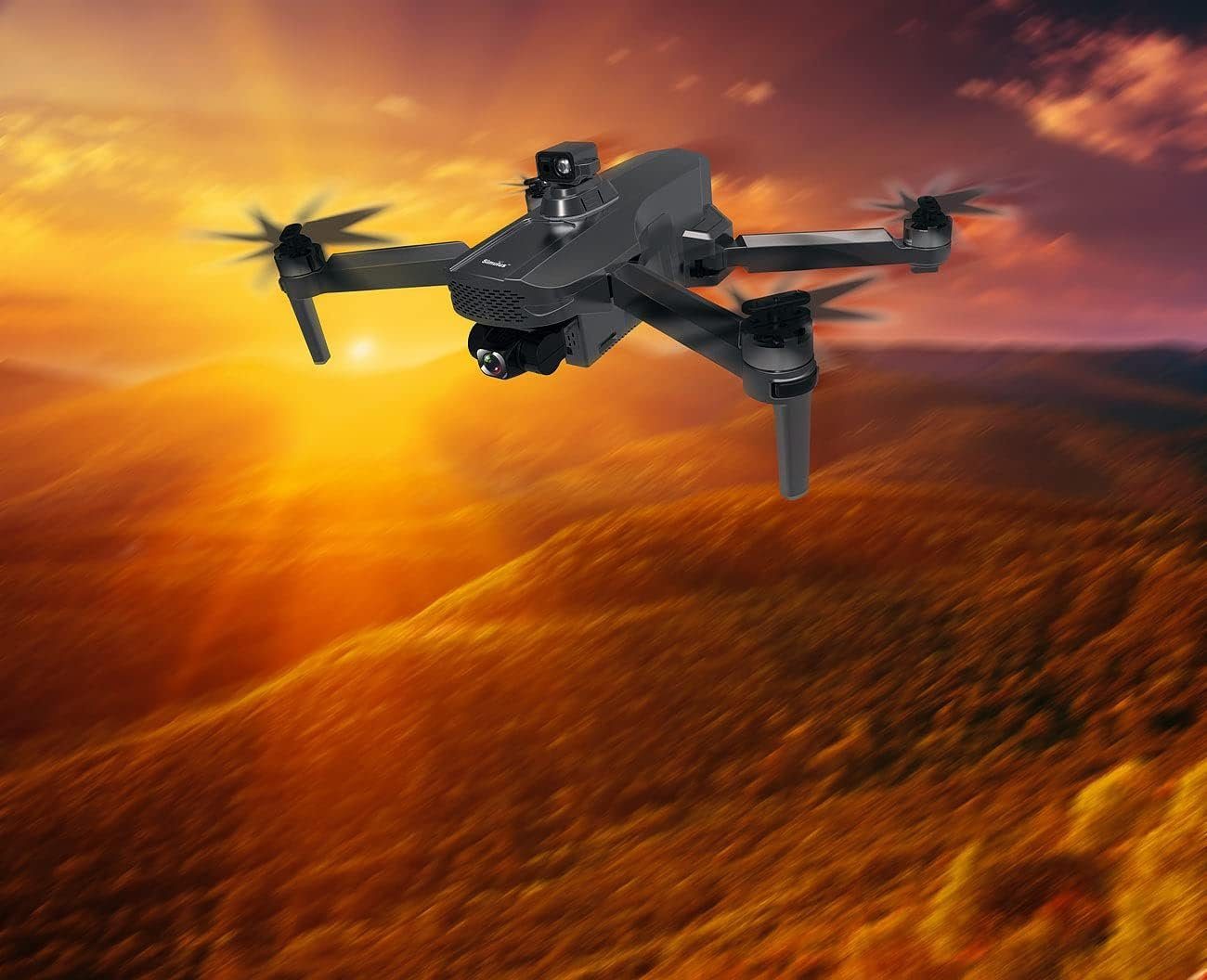 GPS-Drohne, -Abstandssensor, Simulus 4K-Cam Drohne Faltbare 2160 Brushless-Motor) (3840 Drone x pixels,