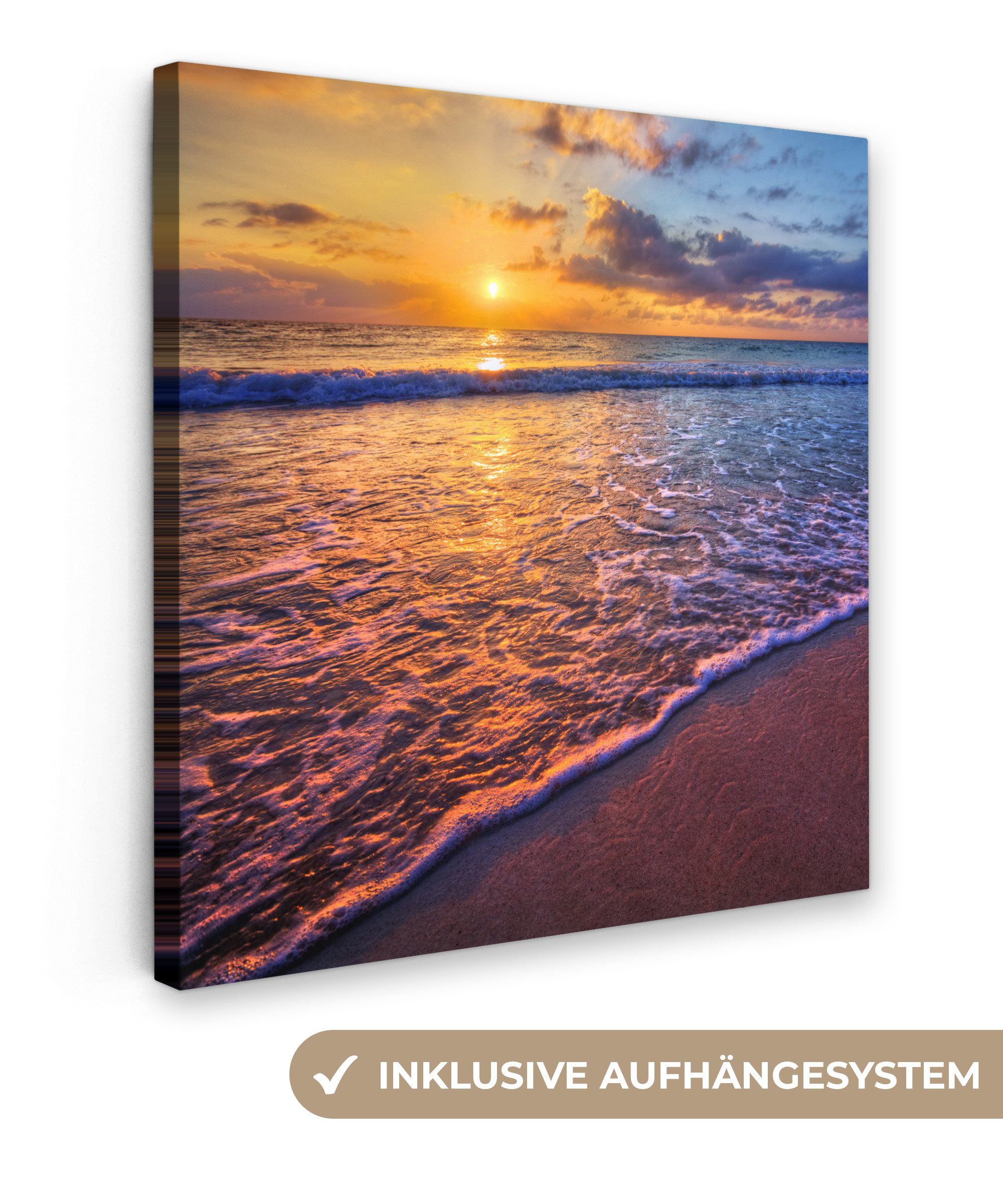 OneMillionCanvasses® Leinwandbild Meer - Strand - günstig online kaufen