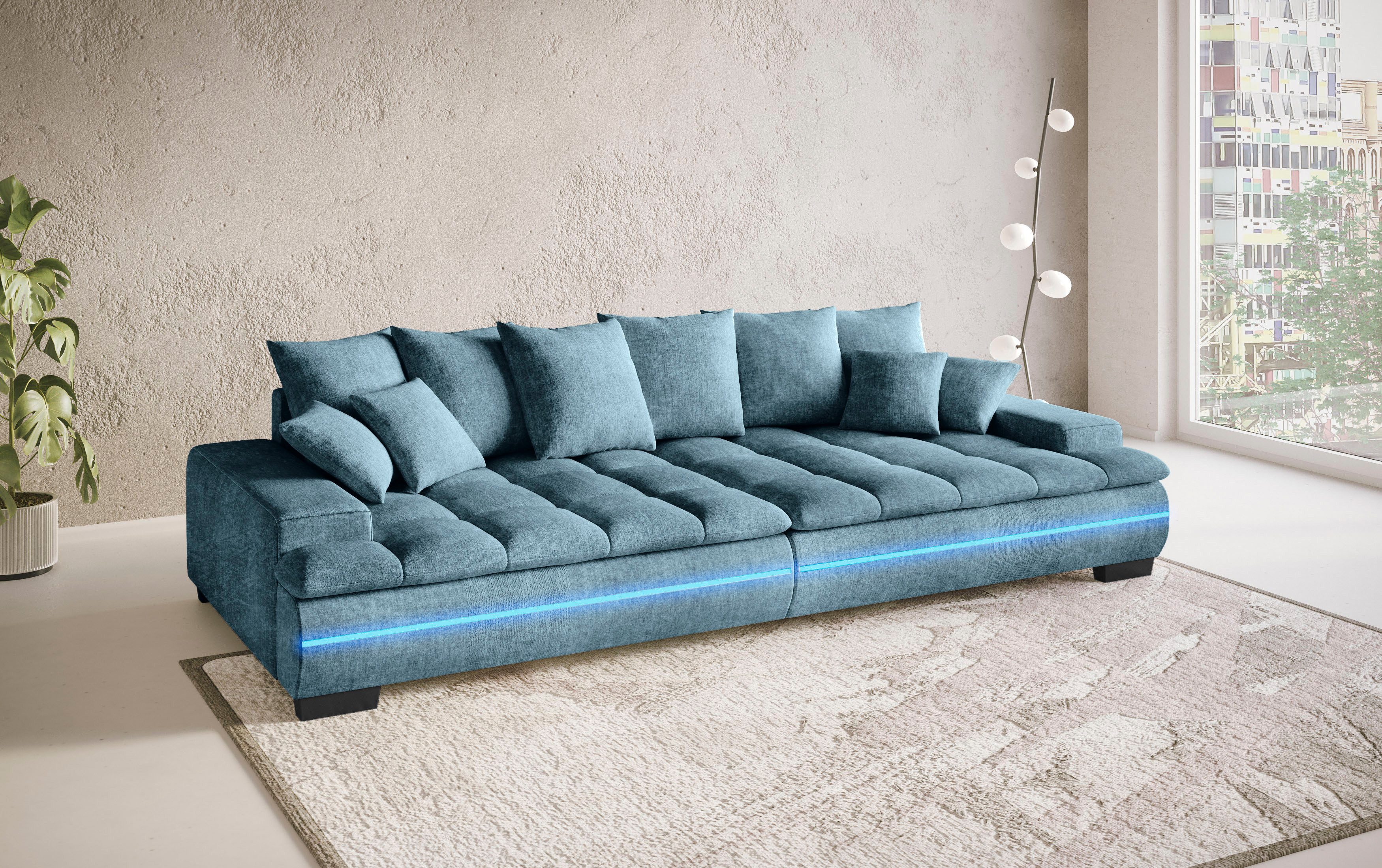 Mr. Couch Big-Sofa Haiti II RGB-LED, günstig online kaufen