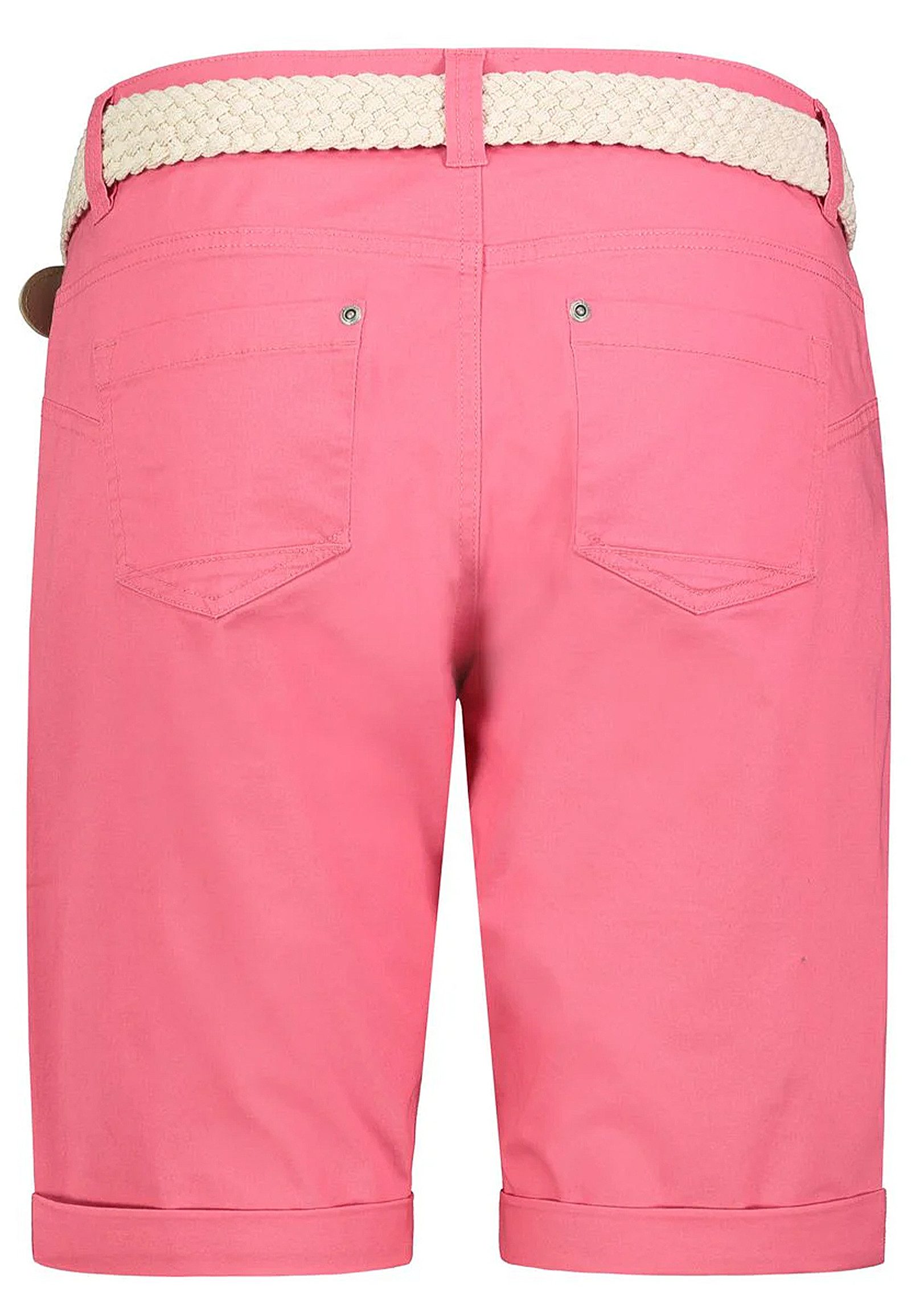 SUBLEVEL Bermudas Chinoshorts mit Stoffgürtel und Knopfleiste, Regular Fit günstig online kaufen