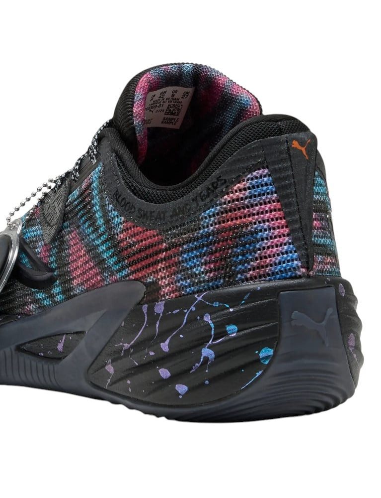 PUMA Hallen-Indoorschuhe All-Pro Nitro™ 2 VBL (Basketball) schwarz/bunt Badmintonschuh