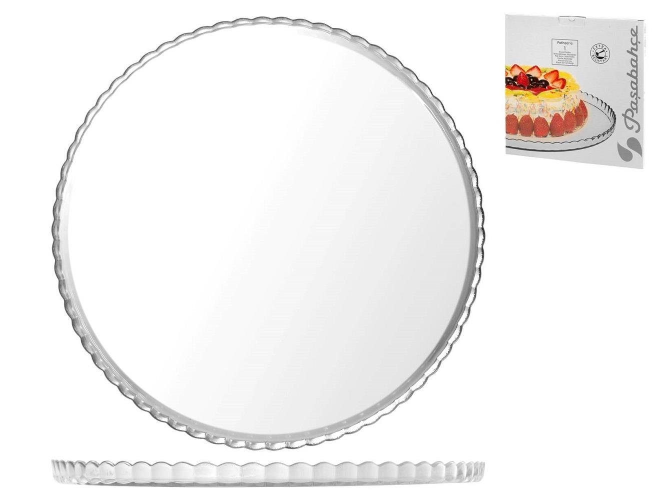 Pasabahce Servierplatte Pasabahce Patisserie Servierplatte, Glas, (Packung)