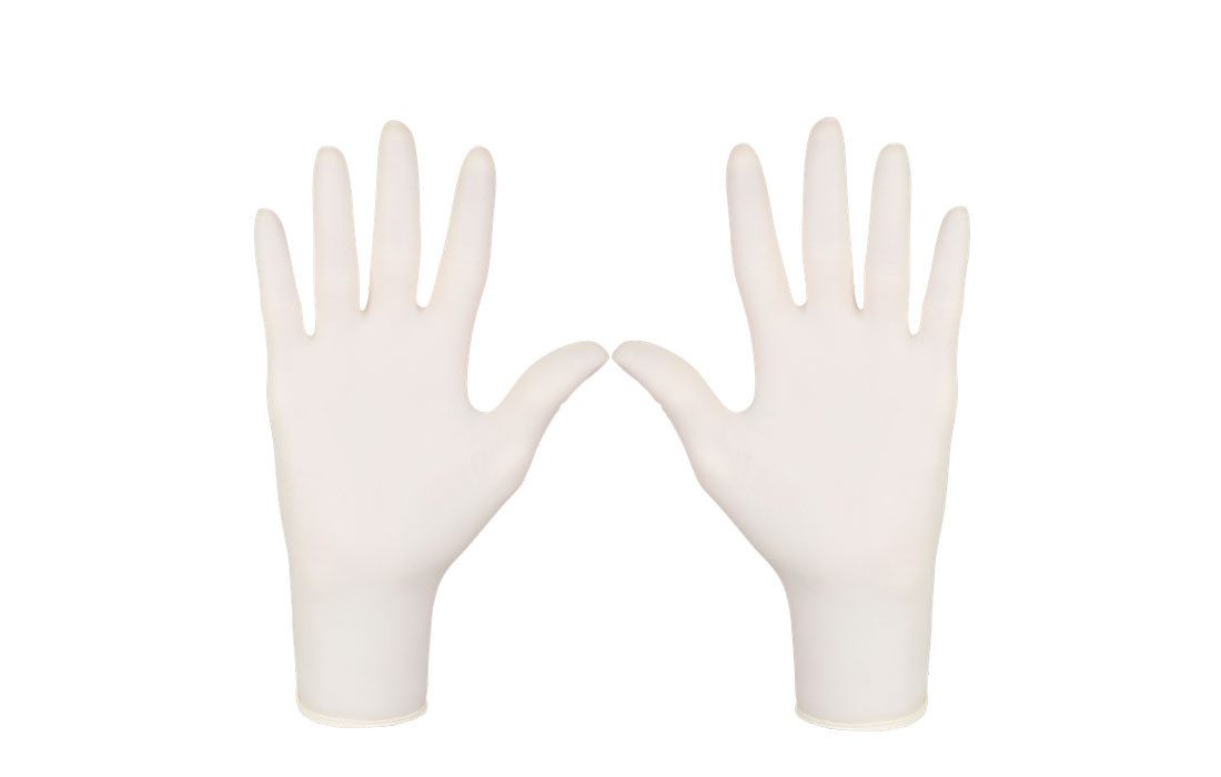 Mercator Einweghandschuhe dermagel® coated - Medizinische Latex-Schutzhandschuhe Polymerbeschichtung