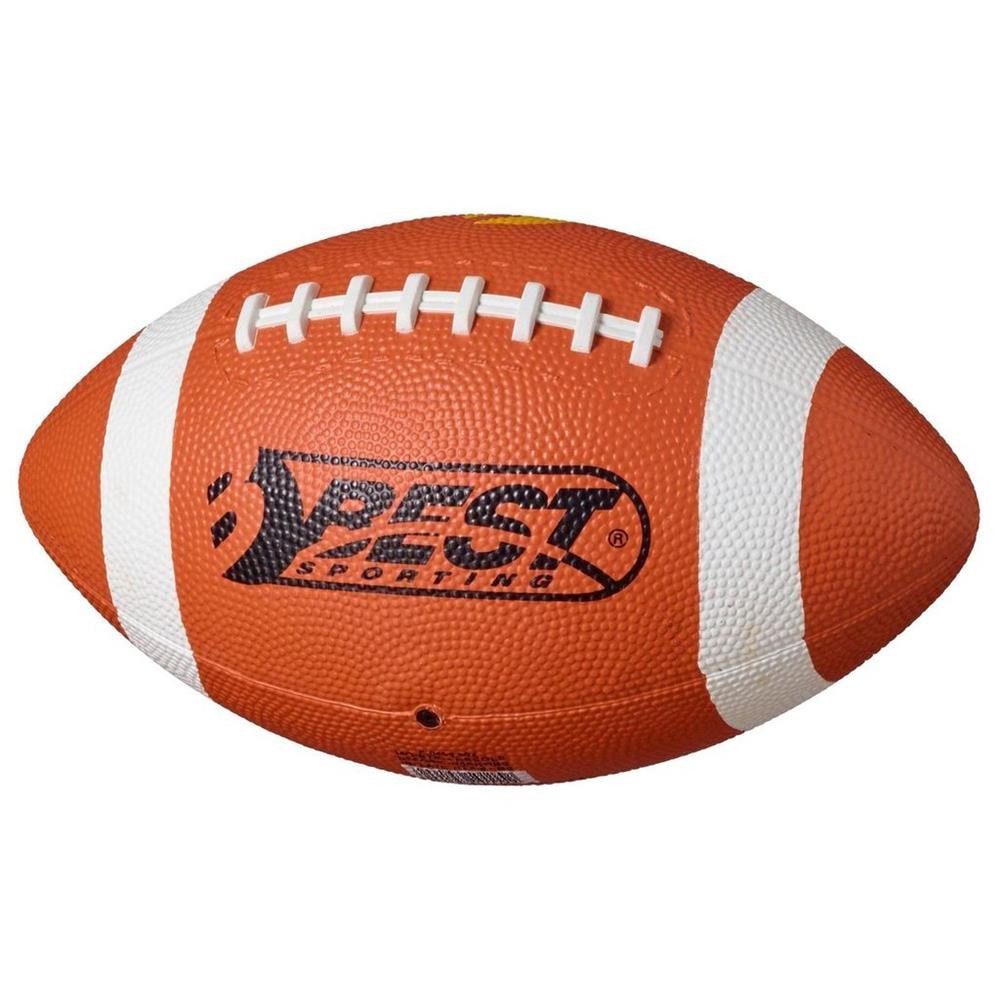 Best Sporting Rugbyball American Football Größe 4 für Jugendliche 9–14 Jahre (American Football, 1 x Best Sporting American Football Größe 4), Robuste Oberfläche, erhöhte Ballkontrolle, weiße Zier-Gumminaht