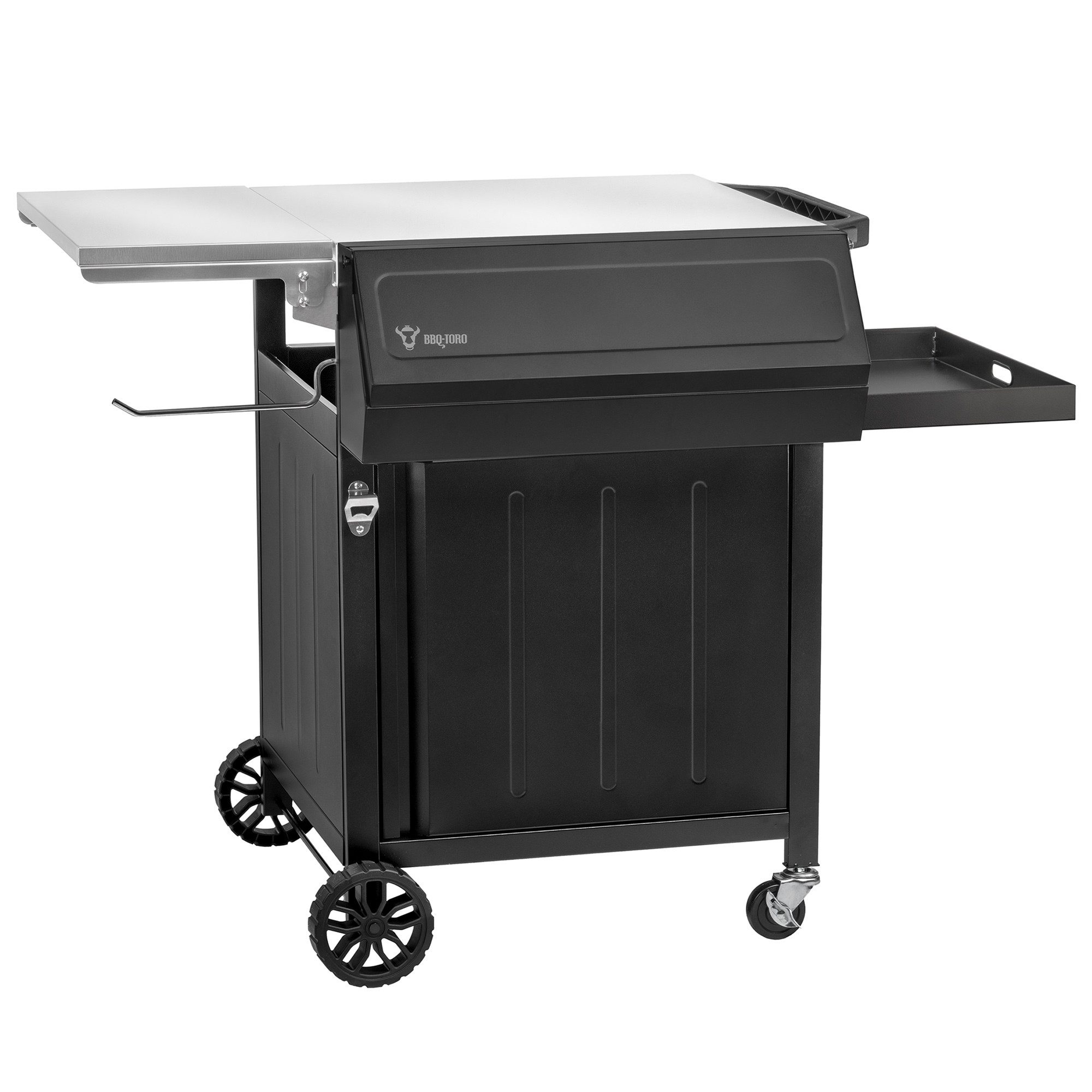 BBQ-Toro Servierwagen Grillwagen 100 x 73 x 91 cm, Schwarz, Grilltisch, Bei günstig online kaufen