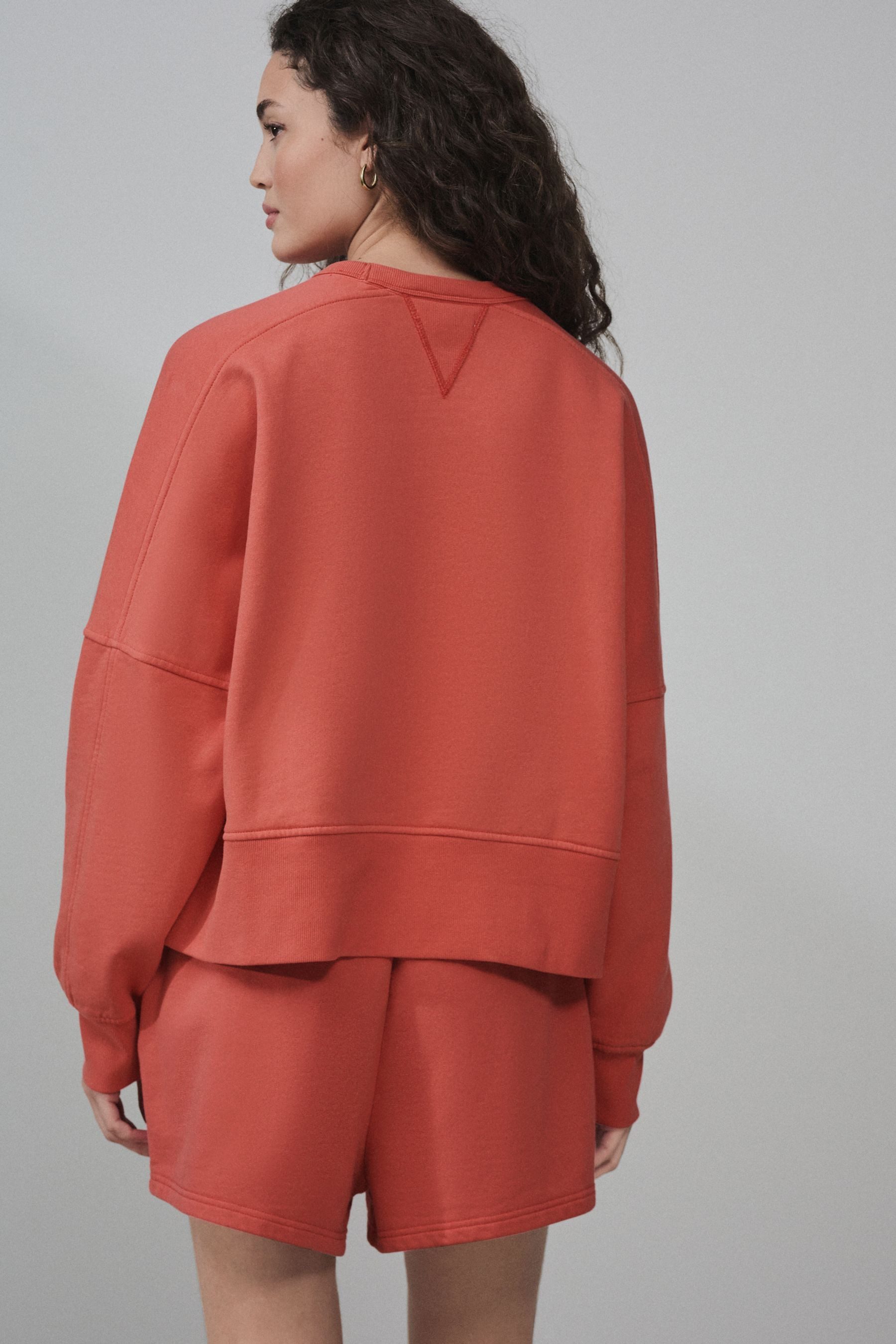 Next Sweater Sweatshirt mit Rundhalsausschnitt und Waschung (1-tlg)