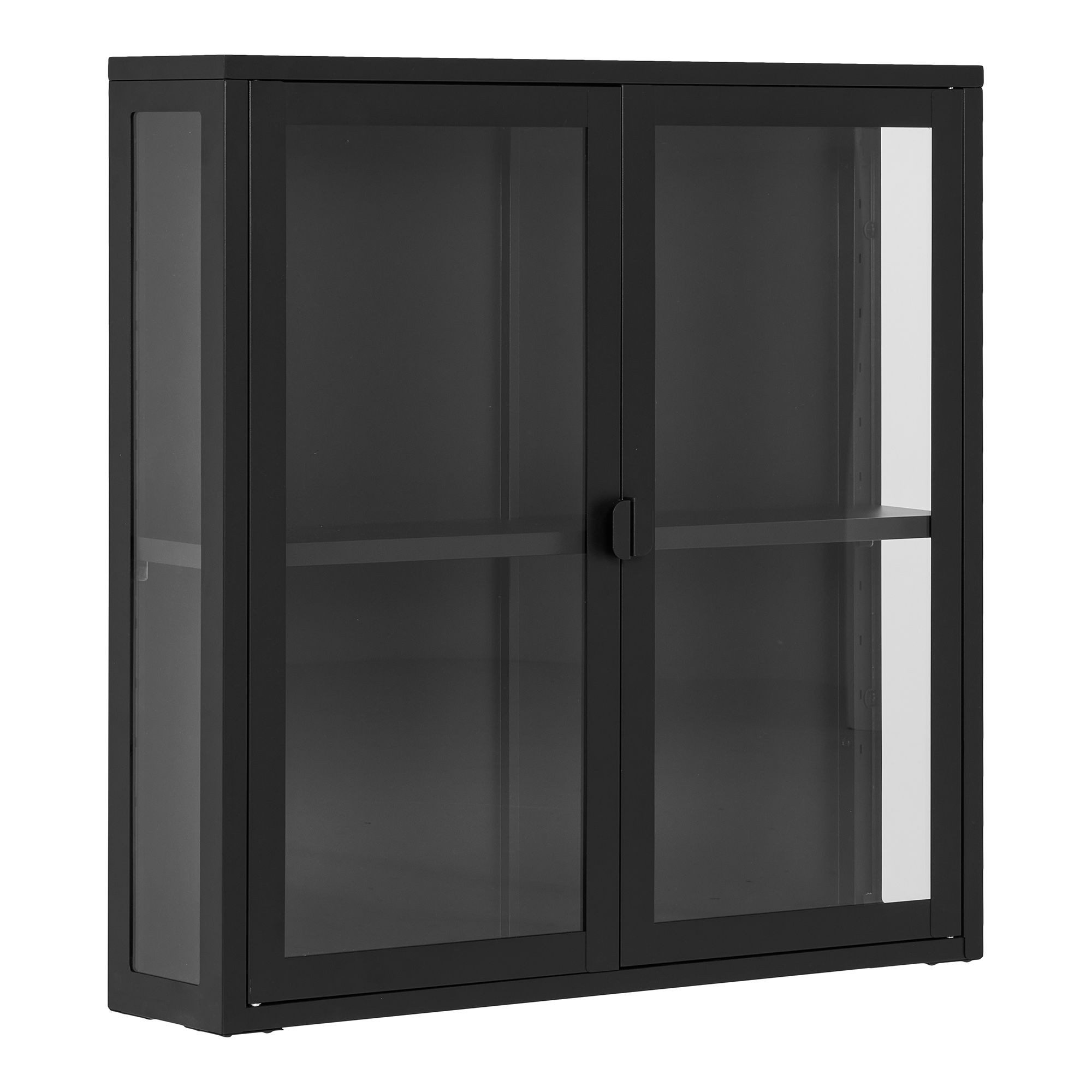 tinkaro Hängeschrank Hängevitrine Brisbane Stahl, Glas günstig online kaufen