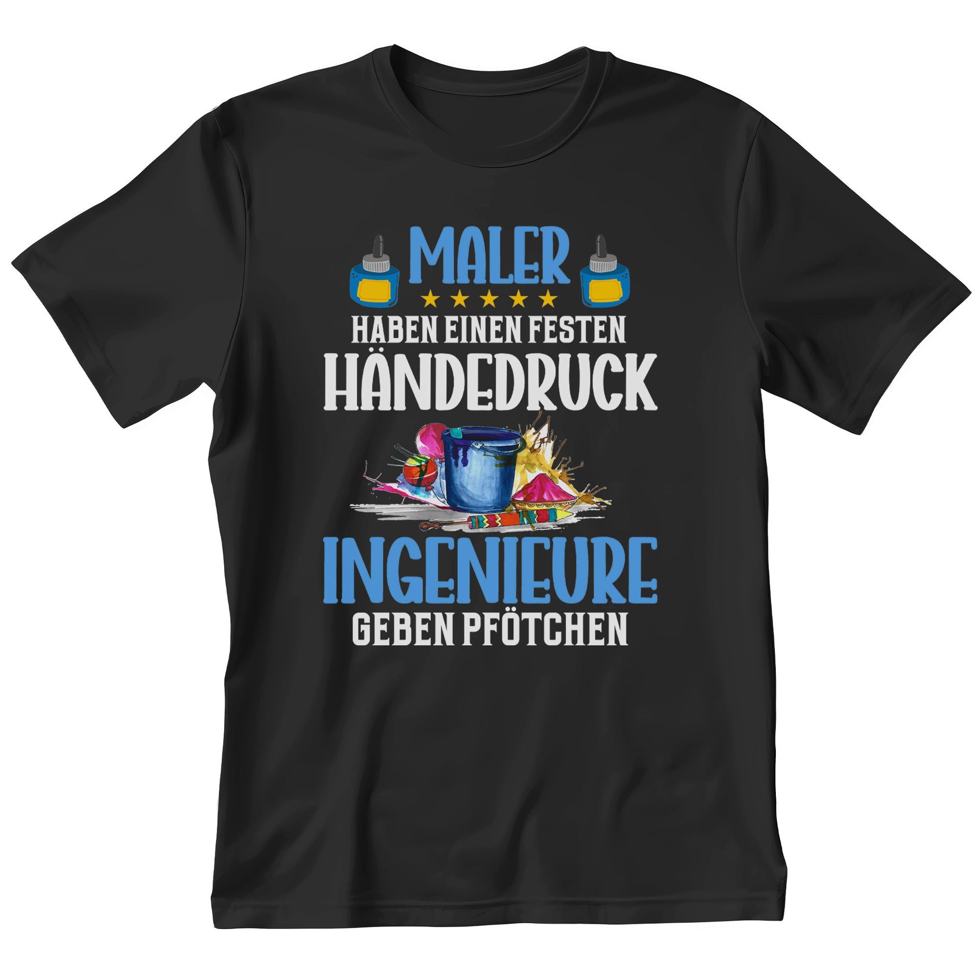 T-Shirt Maler Geschenk Männer Spruch Beruf Ausbildung Abschluss