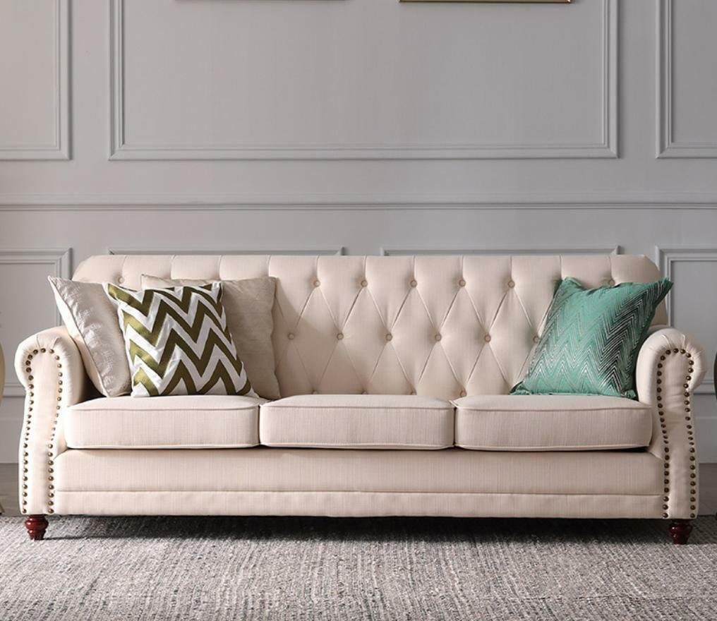 JVmoebel Sofa, Chesterfield Sofa 3 Sitzer Relax Sitz Design Couch Lounge Sofas