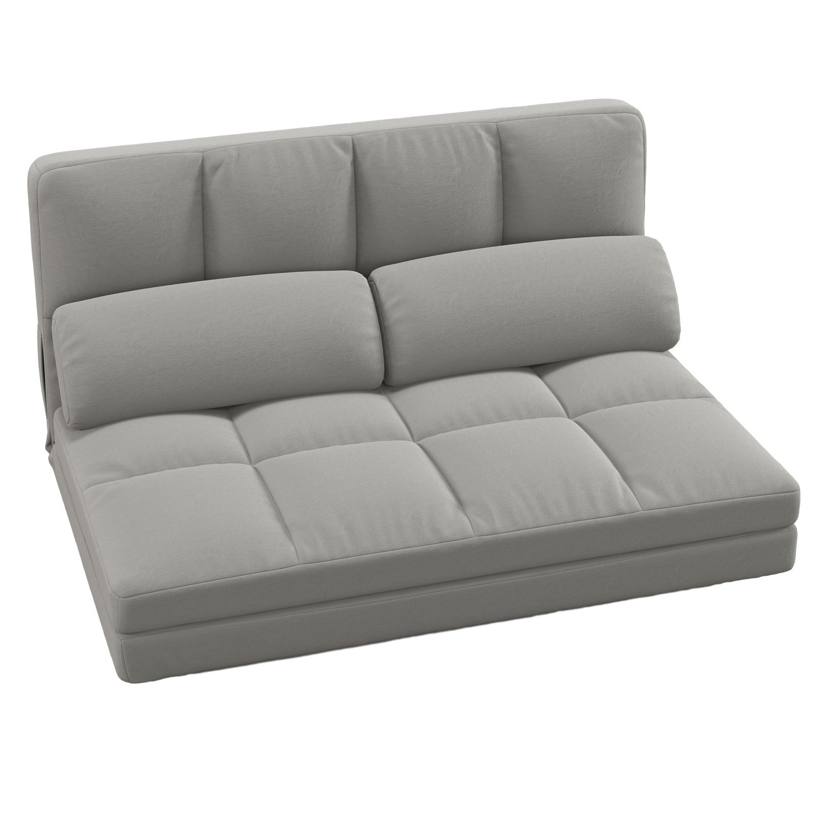 COSTWAY Schlafsofa, klappbares Bodensofa, 3in1, mit verstellbarer Rückenlehne