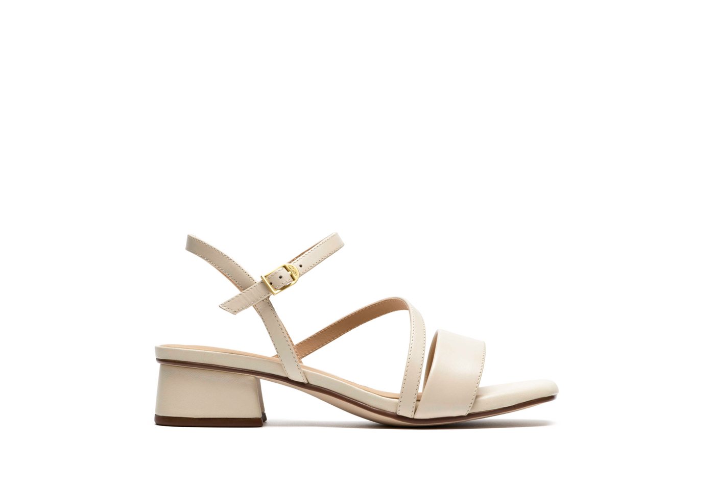 Clarks Clarks Serina35 Strap 26186118 4, Sandaletten, Beige / Creme, Damen Sandalette