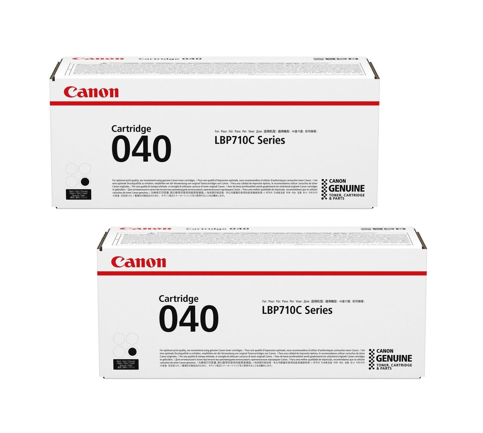 Canon Tonerkartusche Canon Toner 040 Doppelpack schwarz