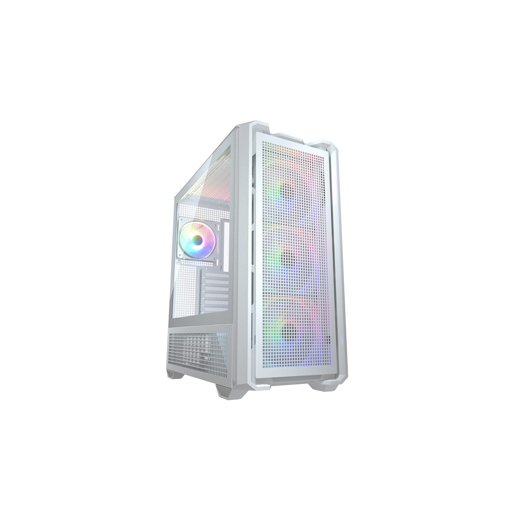 Cougar Gaming-Gehäuse MX600, Full-Tower, USB/Audio, 2x USB 3.0, 1x Type-C Gen2, ATX, 4 Lüfter vormontiert; Netzteil GR 1000 80+ Gold vorinstalliert