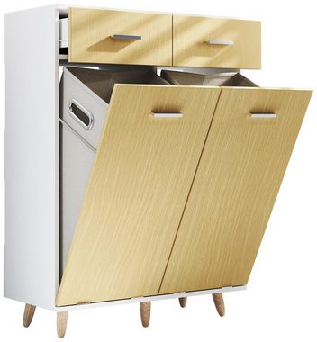 VCM Hochschrank Wäscheschrank Wäschetruhe Wäschebox Landos L (1-St)