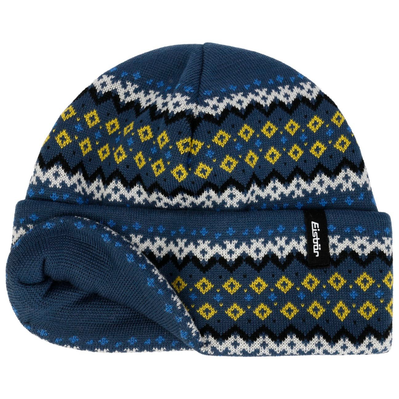Eisbär Beanie (1-St) Strickmütze mit Umschlag, Made in Austria