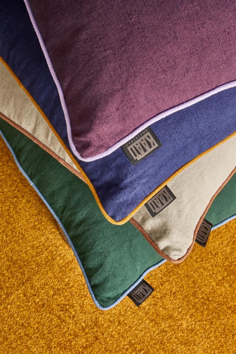 KAAT Amsterdam Dekokissen Dekokissen Lively Blue 40x60 blau, Dekokissen Couch kissen Sofa Kissen