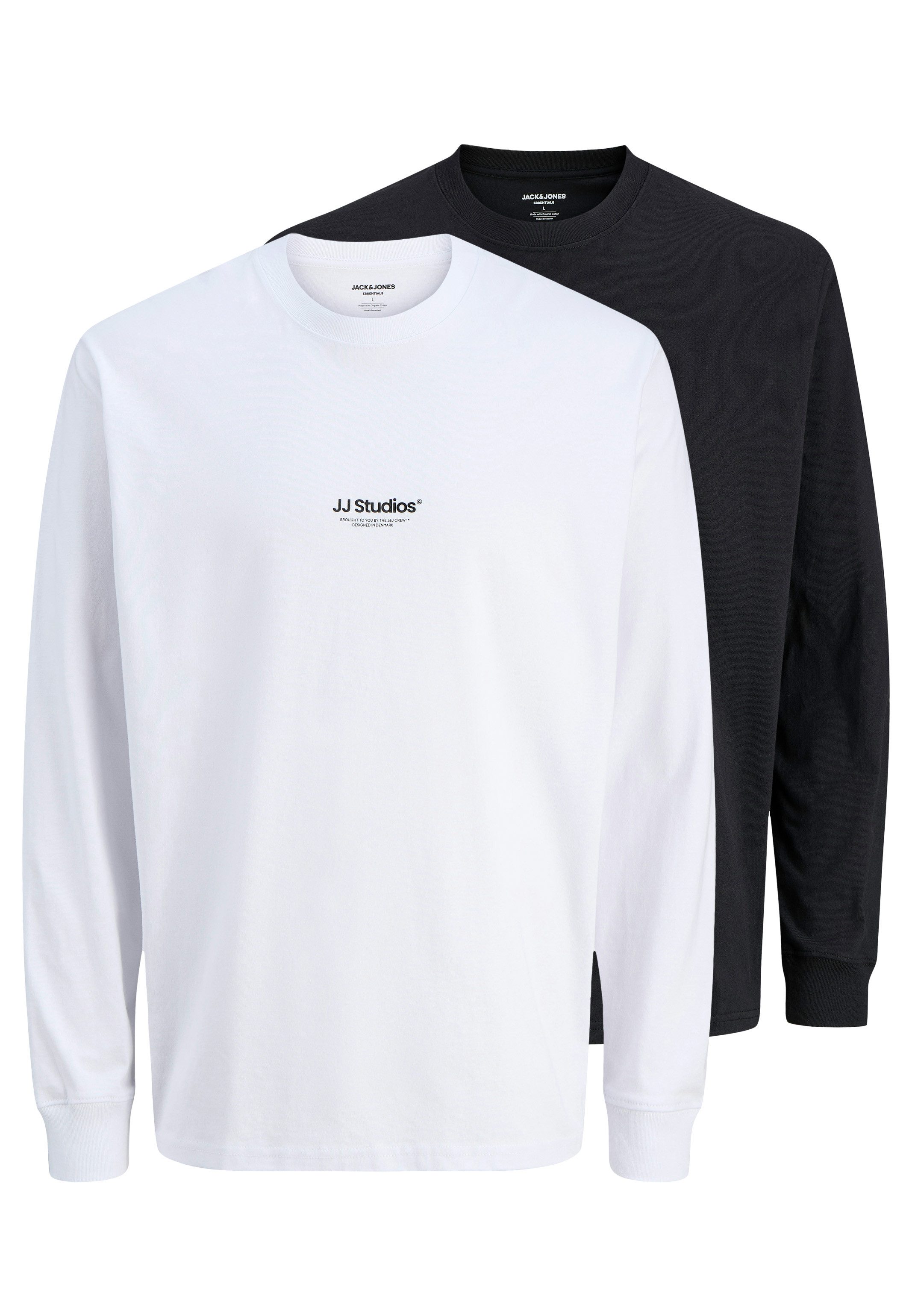 Jack & Jones Langarmshirt 2er Pack günstig online kaufen