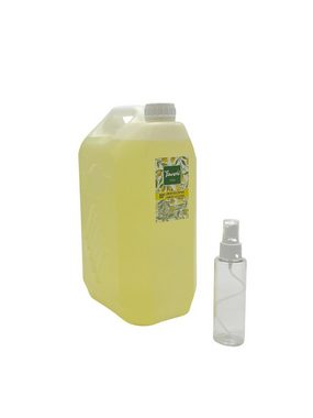 Uzman Eau de Cologne Favori Kolonya 80° Limon Kolonyasi 5 Liter mit 5x Abfüllflaschen, Zitronen Duftwasser Eau de Cologne
