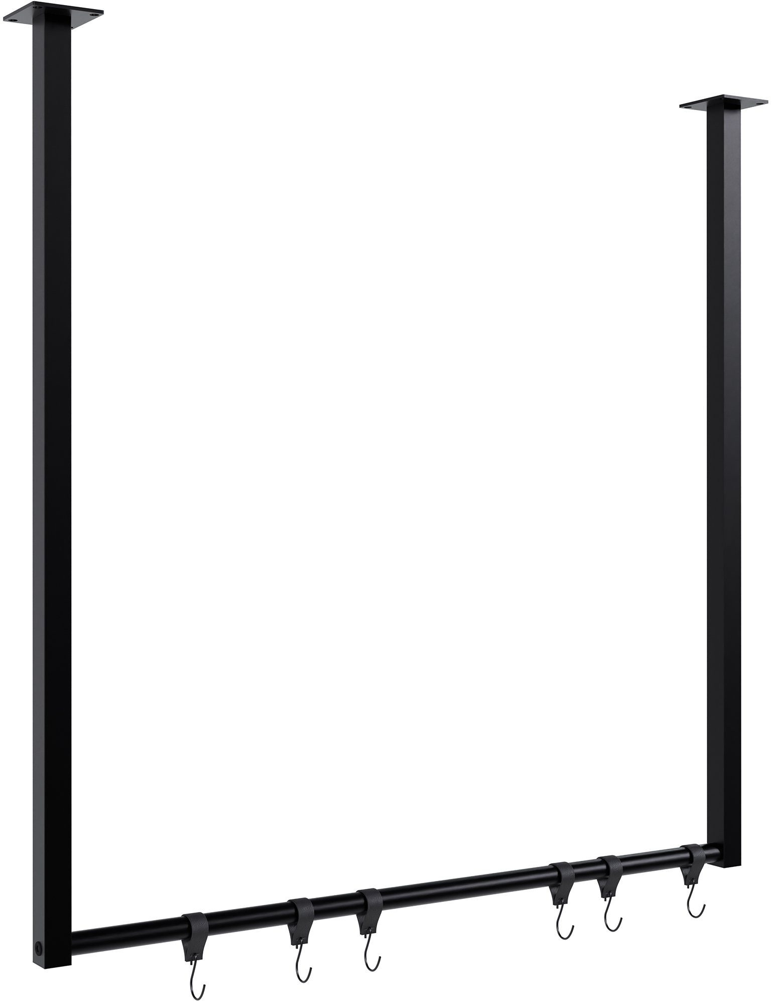 CLP Garderobenständer Fenton, mit 6 Kleiderhaken, für Deckenmontage günstig online kaufen