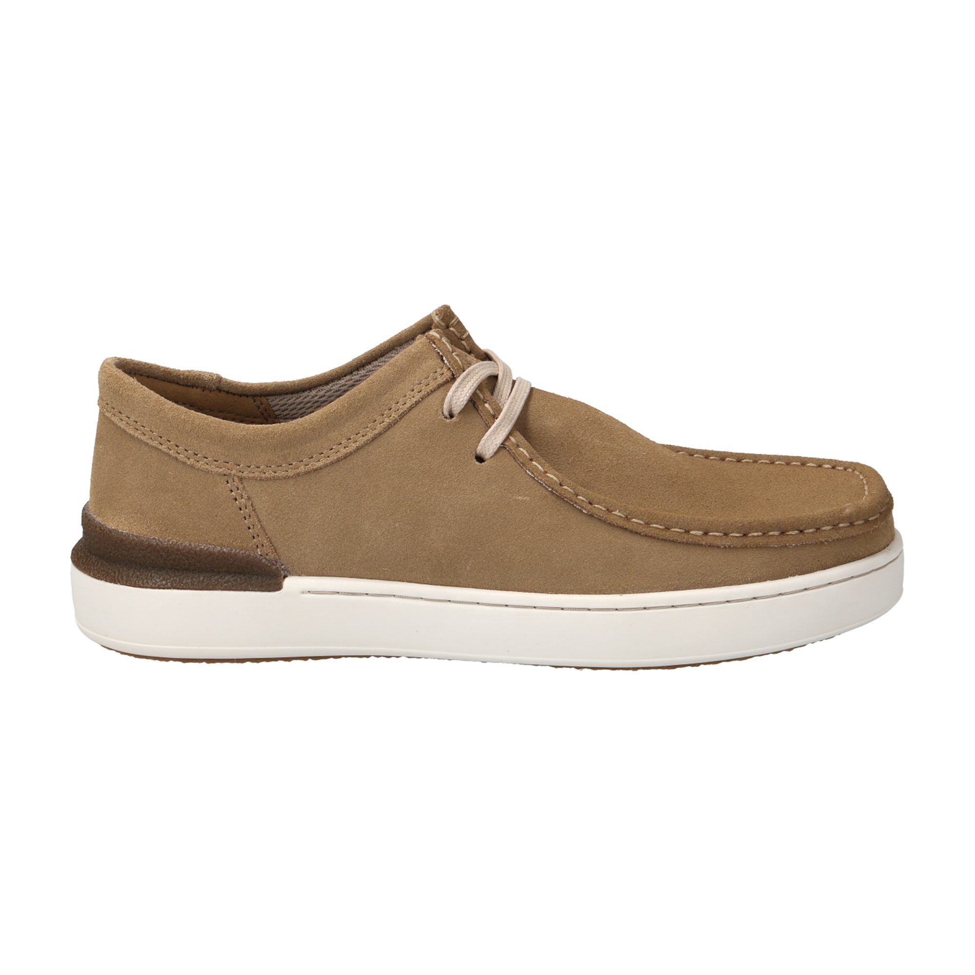 Clarks Clarks CourtLiteWally Dark 26170281 7, Schnürschuhe, Beige, Herren Schnürschuh