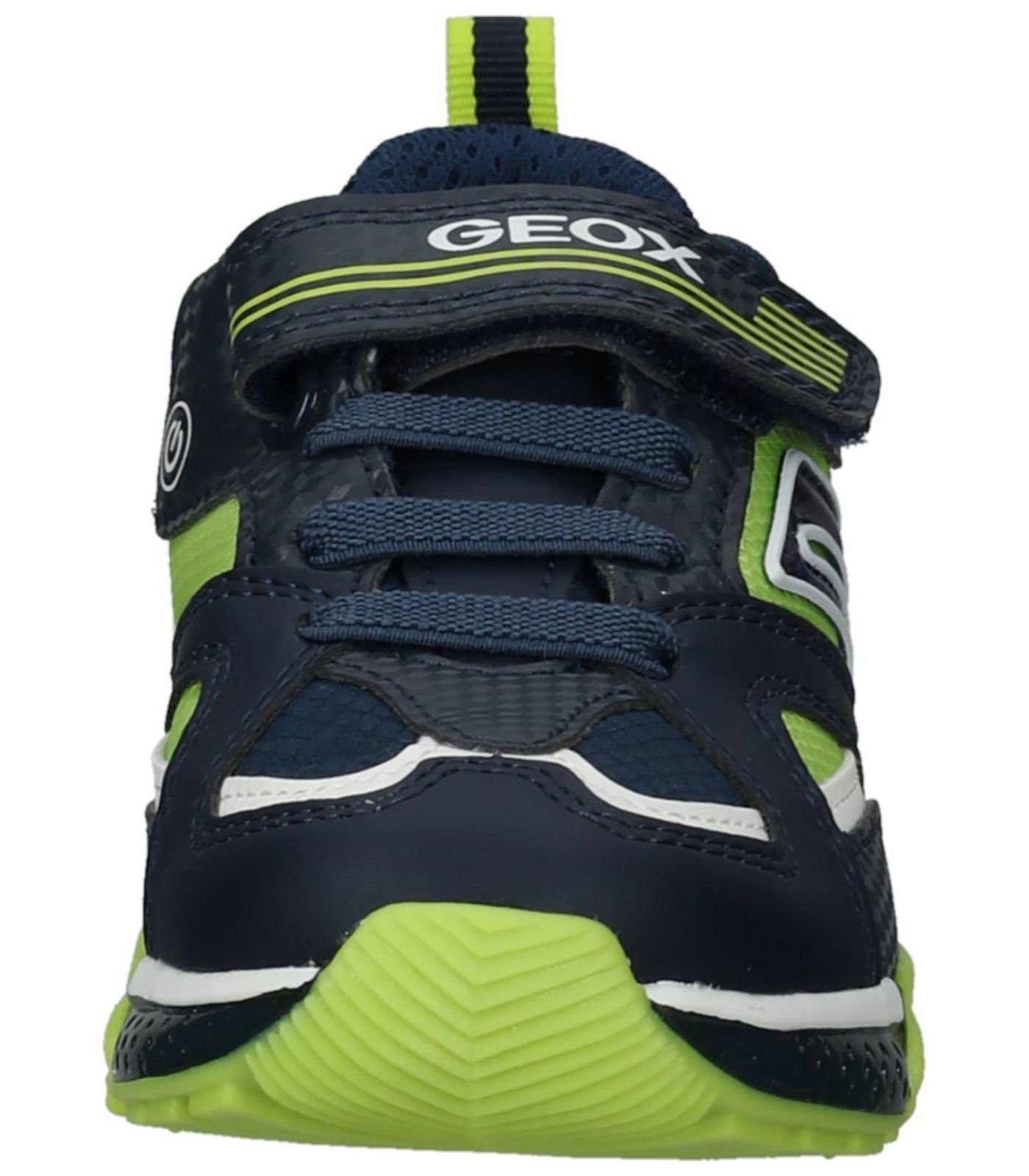 Geox Lime Sneaker Sneaker Navy Lederimitat/Textil