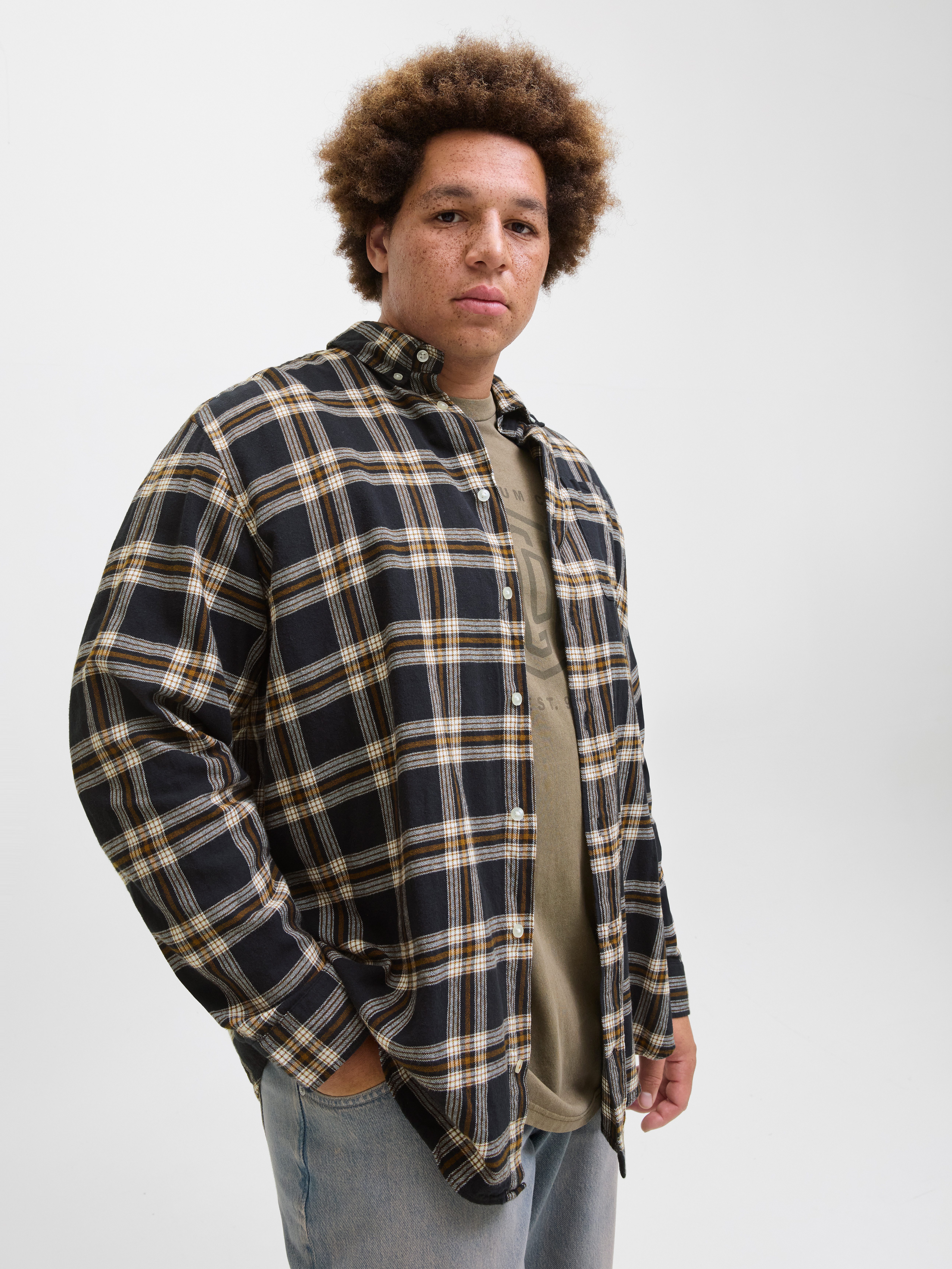 Jack & Jones PlusSize Langarmhemd JJECLASSIC FLANNEL CHECK SHIRT LS SN PLS günstig online kaufen