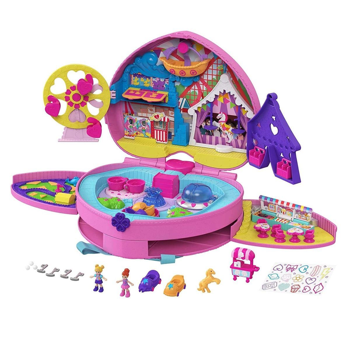 Mattel® Puppen Accessoires-Set Mattel GKL60 Polly Pocket, Spielset, Figuren und Zubehör, Freizeitpar