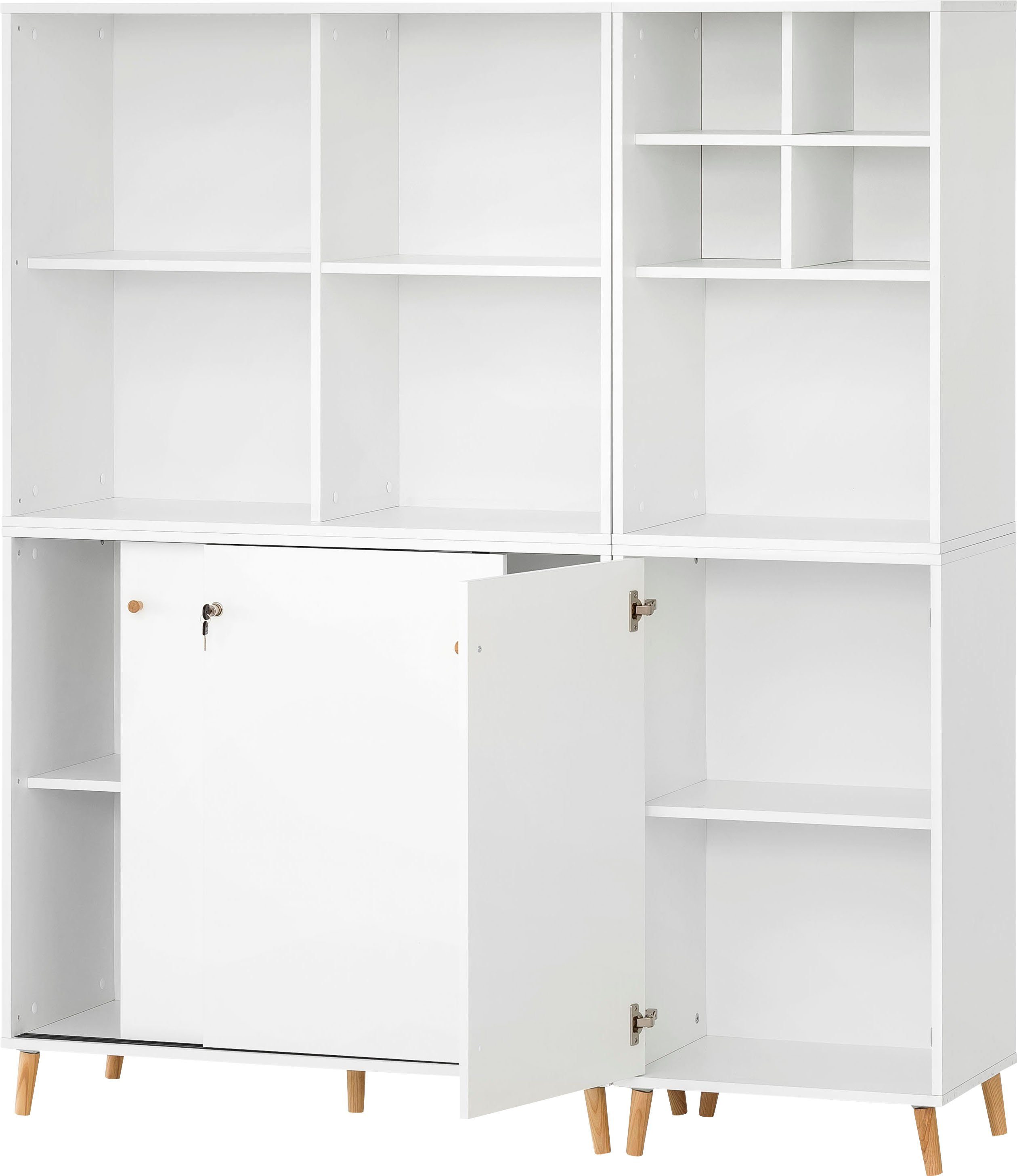 Schildmeyer Büromöbel-Set Serie 500, Büromöbel-Set-5-tlg., Made in Germany, Solide Verarbeitung - Dieses Produkt ist in Deutschland gefertigt