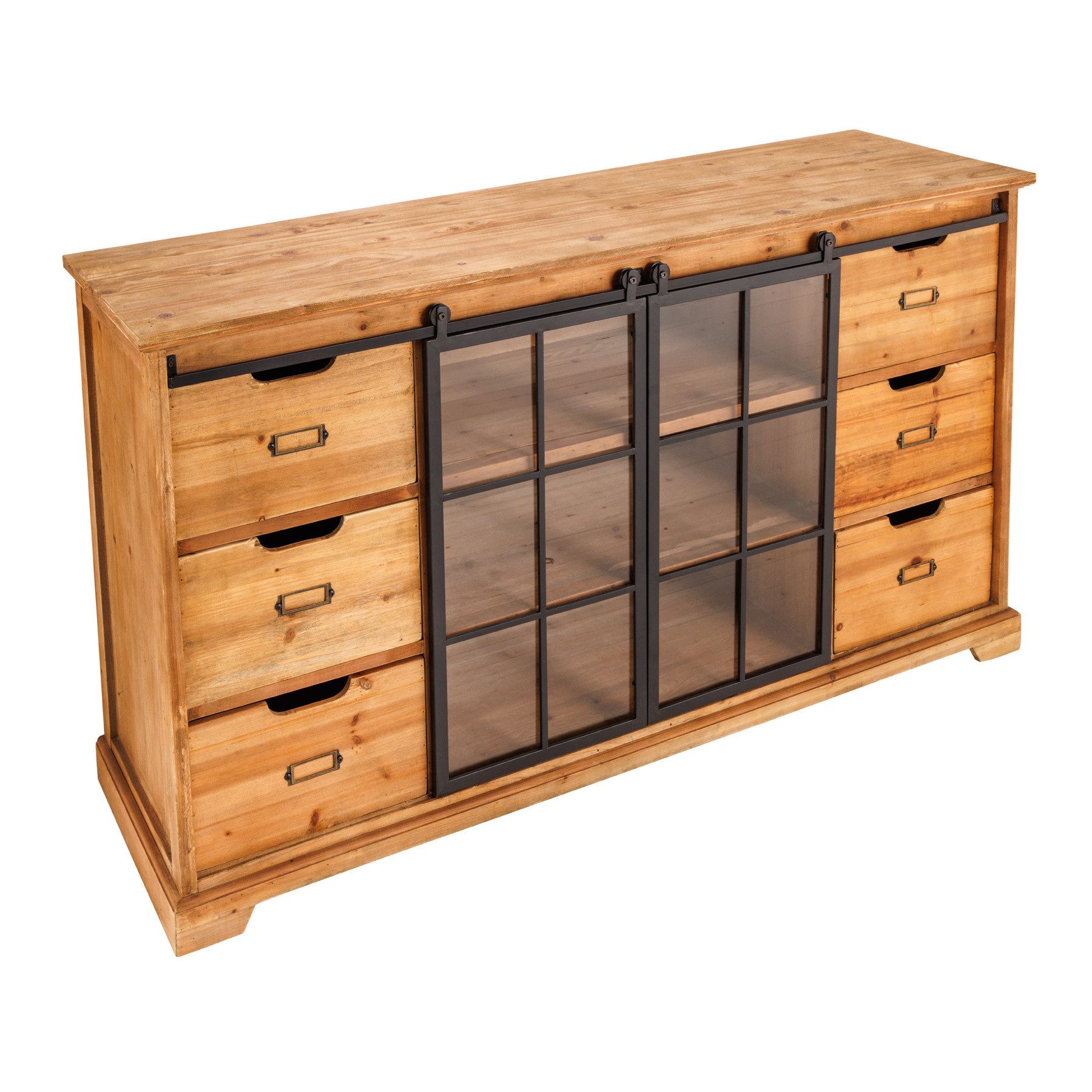 riess-ambiente Sideboard HERITAGE 148cm natur (Einzelartikel, 1 St), Wohnzimmer · Massivholz · Kommode · Landhaus