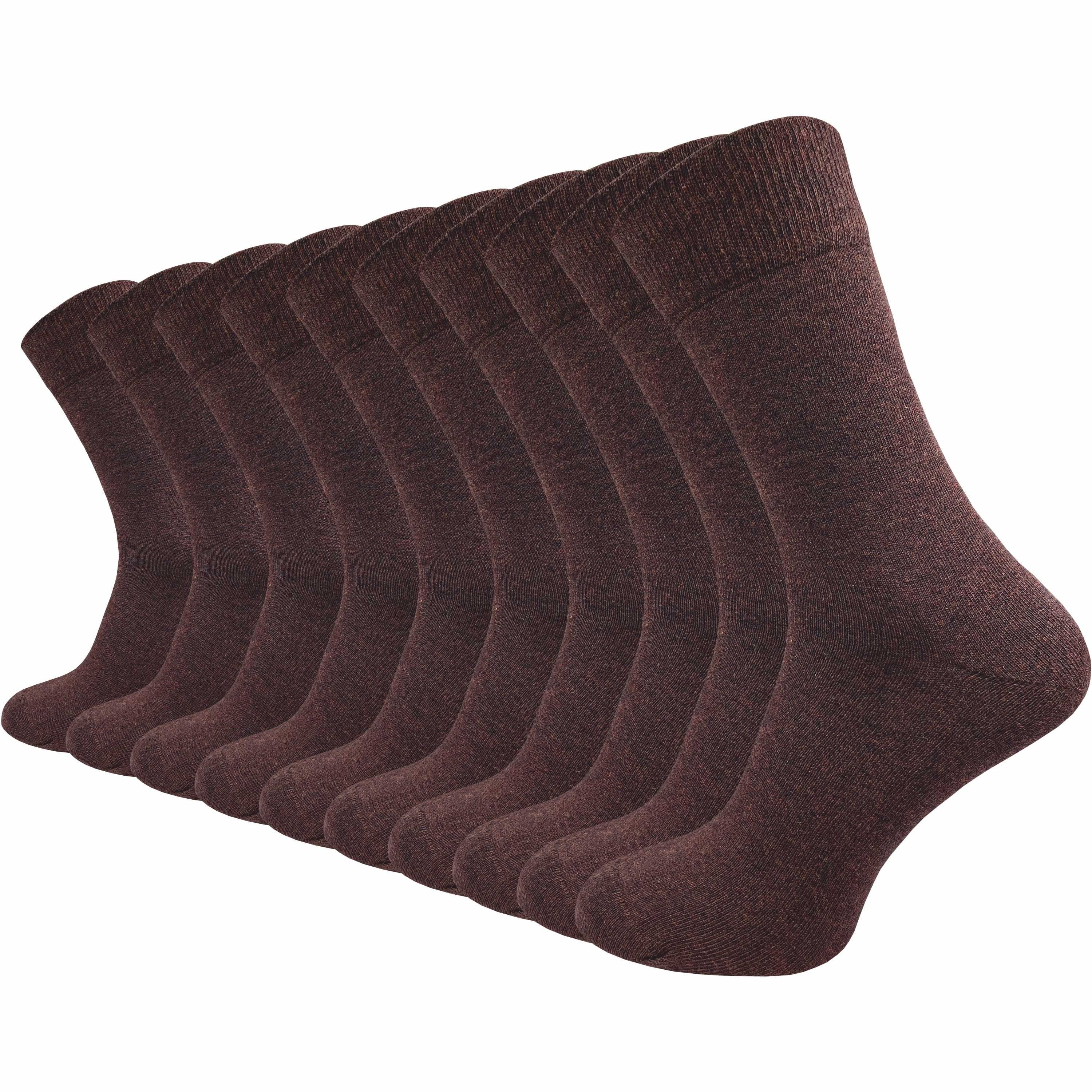 GAWILO Businesssocken für Damen & Herren aus hochwertiger Baumwolle ohne drückende Naht (10 Paar) Socken für den anspruchsvollen Alltag in schwarz, grau, blau und braun