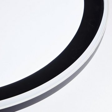Brilliant Deckenleuchte Pederson, Pederson LED Deckenleuchte 55cm schwarz, Metall/Kunststoff, 1x 60 W LE